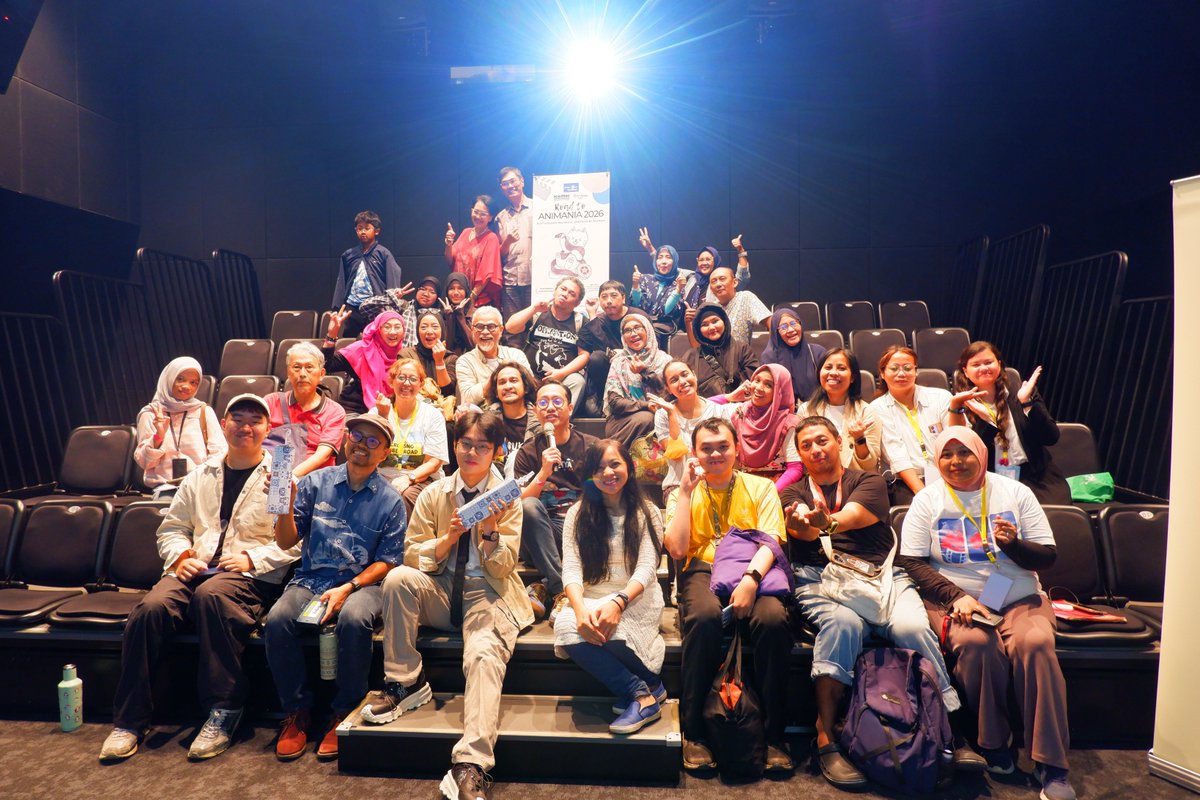 animaniaid's tweet photo. Road to Animania 2026 selesai diselenggarakan!   
Terima kasih kepada studio partner (Mazi Production &amp; Studio Amarana) dan para peserta yang sudah hadir memeriahkan acara.

Sampai jumpa di Festival Animasi Animania 2026!  #RoadToAnimania #FestivalAnimasi @komik_ksiana https://t.co/D4oydmZQaj