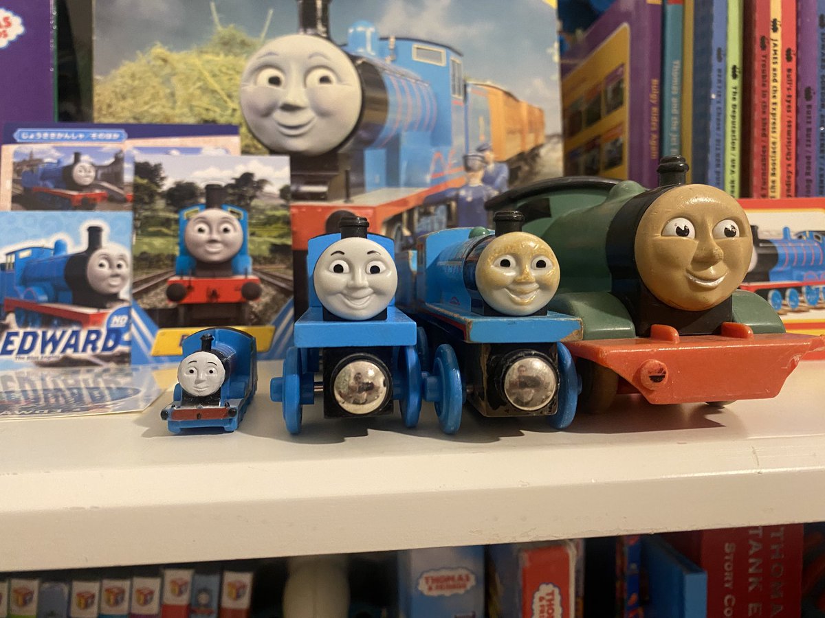 DevinTTTE's tweet photo. “I Will Do it, I Will Do It, I Will Do It!” My “Edward the Blue Engine” collection 💙 #edwardtheblueengine #thomasthetankengine #thomasandfriends #thomascollection #thomasfan https://t.co/iM6x0ILbCm