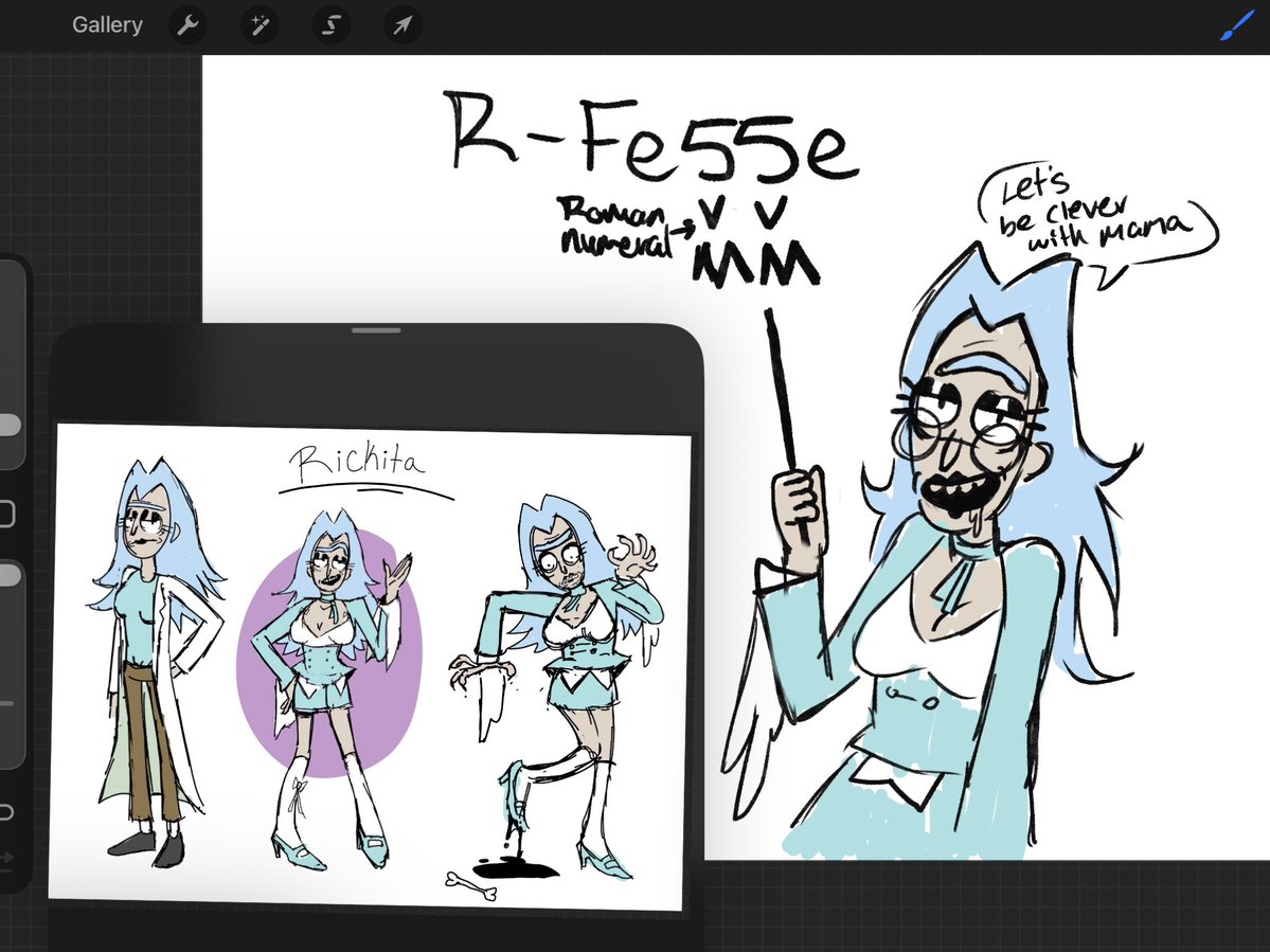 xXMacshotsXx's tweet photo. Been thinking about Rickita again #rickandmorty #rickcest https://t.co/87LzO6lXcY