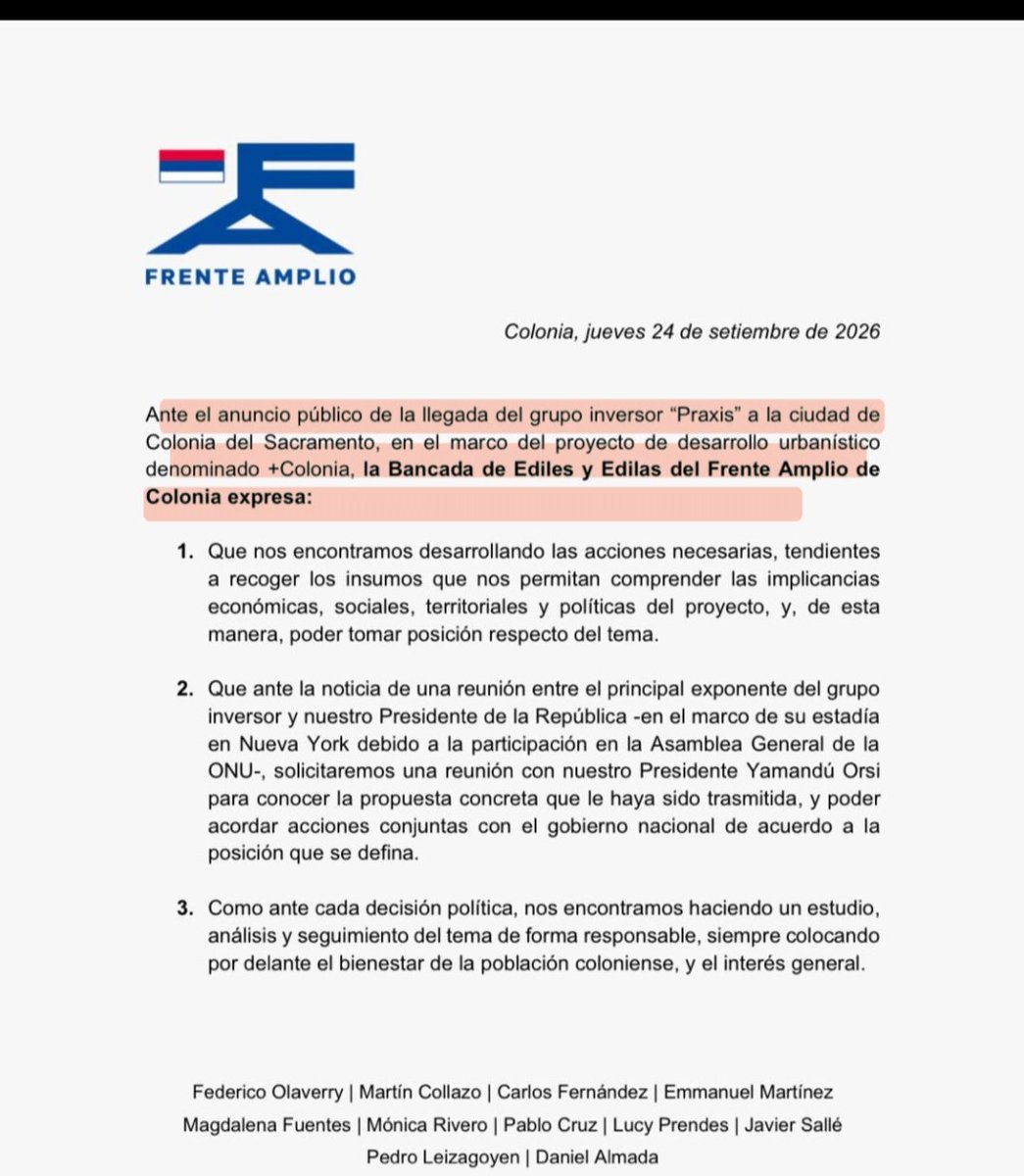 grielpapa's tweet photo. Acerca de "naciones digitales", tecnolibertarios y la construcción de un proyecto de país
Uruguay acoge IED en condiciones favorables (seguridad jurídica, exoneraciones fiscales,...), así como ofrece marcos favorables para la "residencia fiscal" de las personas.
Y es fundamental desarrollar los contextos necesarios para la inserción del trabajo y la producción en las diversas cadenas de valor basadas en datos, tecnologías digitales y las variadas formas q asume la IA.
Hasta allí, todo bien.
Pero
Siempre hay un "pero" (o varios).
Pero sería bueno reflexionar mucho antes de generar condiciones para q se instalen en el país proyectos político-ideológicos (y grupos de presión asociados) q involucran y promueven valores (y, x lo tanto, acciones) alejados, o contrarios, de los valores progresistas.
https://t.co/hixX2iUAHK