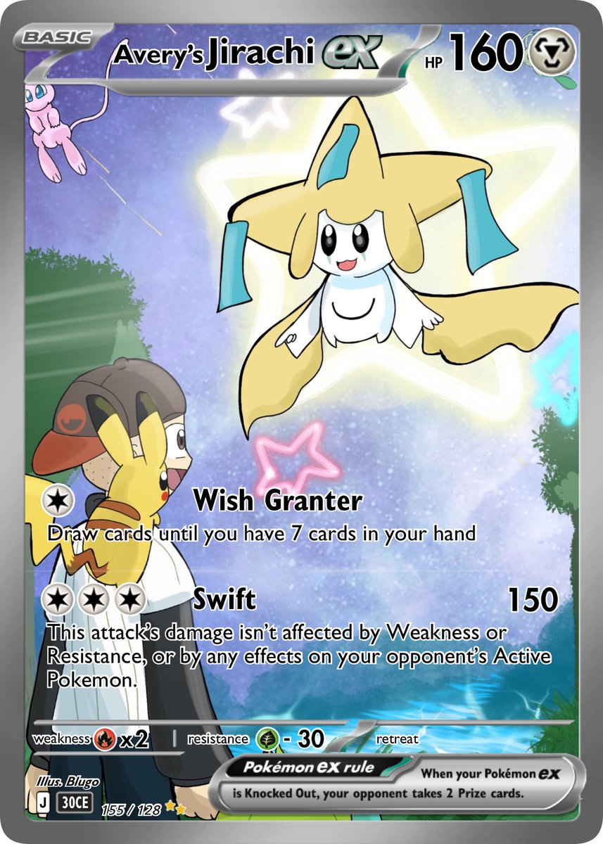 Blugo_Genical's tweet photo. A tribute to Avery. What else would be fitting but a Pokémon card. 

Rest in Peace man. https://t.co/w66mGNPmdc
