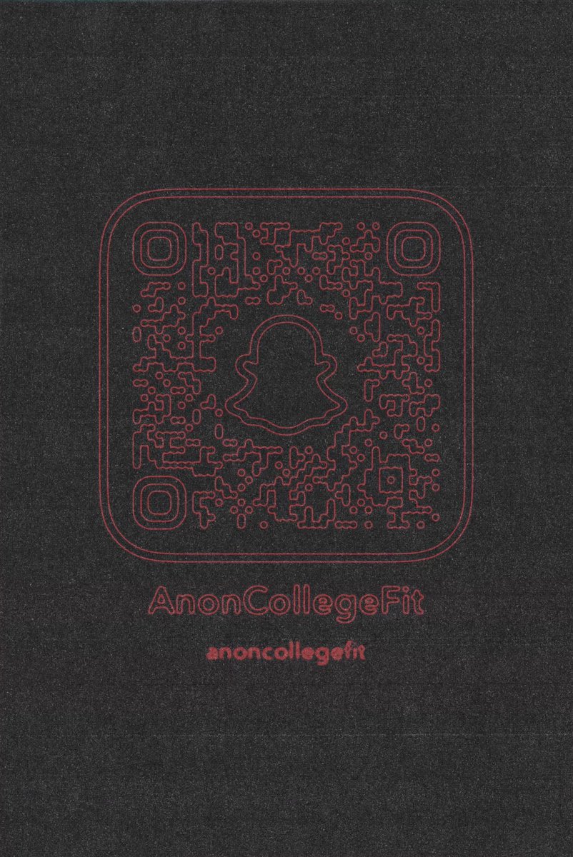 AnonCollegeFit's tweet photo. Add the snap https://t.co/AfBqDeYOqY