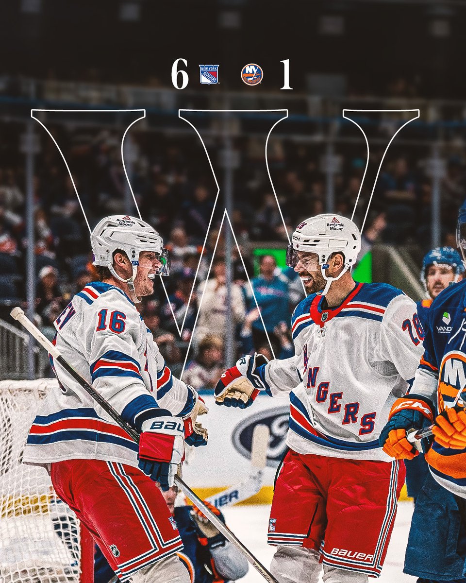 NYRangers's tweet photo. CLOSING OUT PRESEASON WITH A DUB 🙌 https://t.co/wkECic4Sju