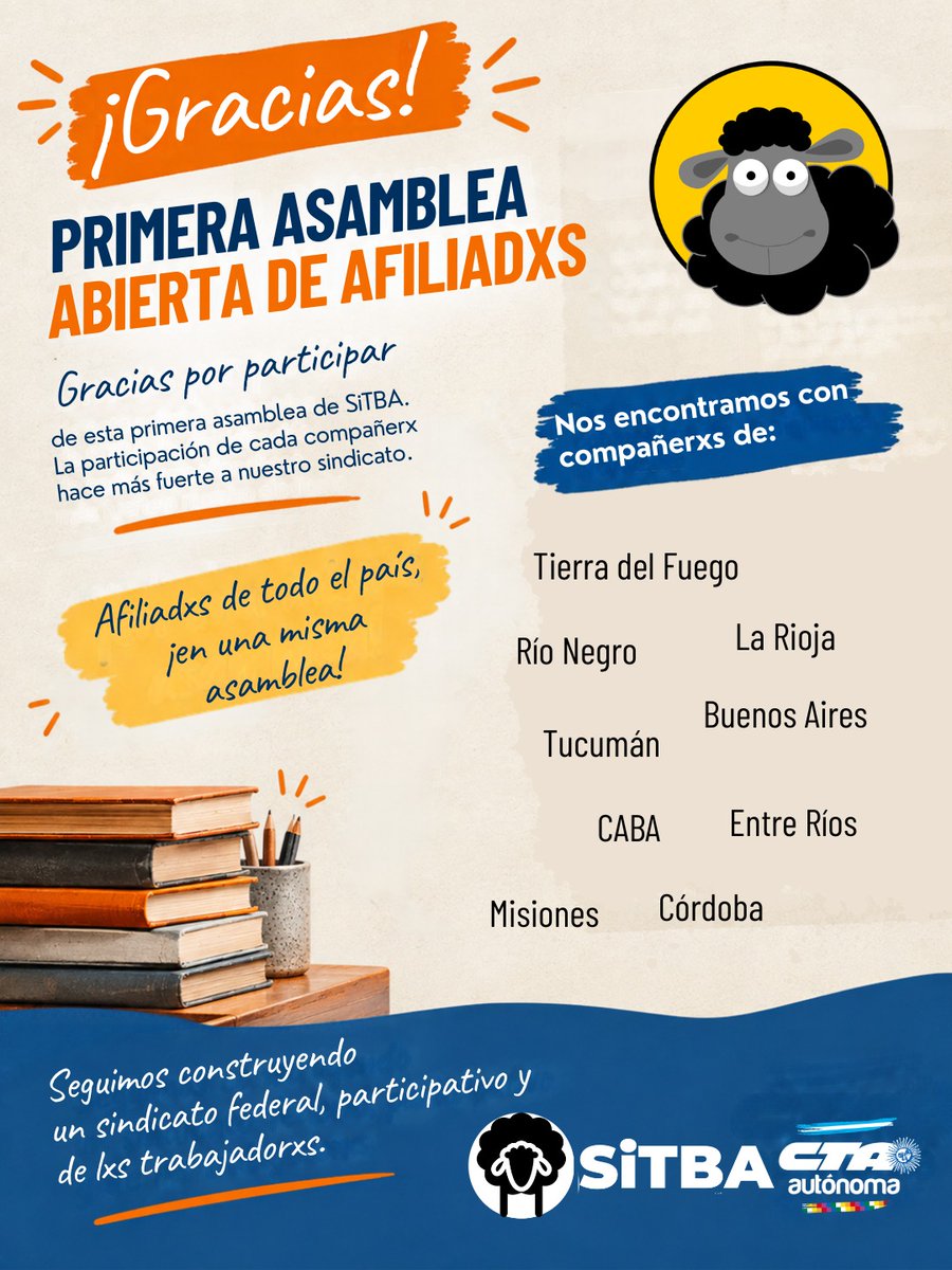 somosSiTBA's tweet photo. Concretamos la 1er asamblea abierta de #afiliadxs con la participación de compañerxs de diferentes puntos del país, así como de diversidad de #bibliotecas, sumando trabajadores de repositorios y una editorial universitaria. Escucharnos, compartir, para seguir construyendo! #SiTBA https://t.co/YiAh8vXoYA