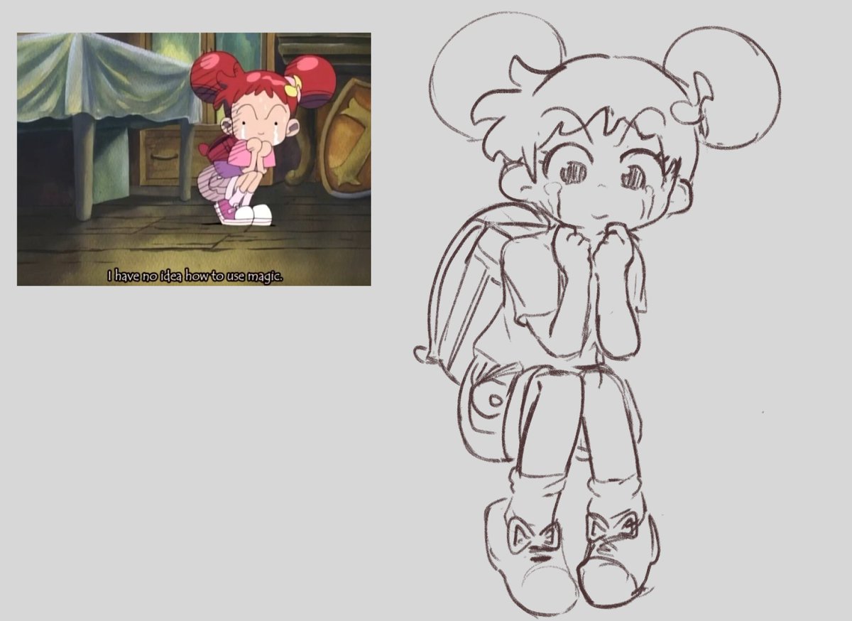 MauraSanArts's tweet photo. just started watching ojamajo doremi and WOW is it so fun!! doremi is so freaking cute and goofy i think i love her

as I watch this show, I wanna try drawing a frame from the show in my style! hopefully i can do it daily!! https://t.co/dDJJ6WPTT1