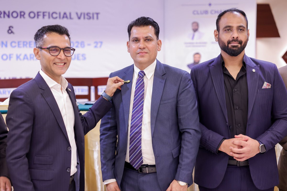 A_R_K_81's tweet photo. Delighted to be part of the 𝗗𝗶𝘀𝘁𝗿𝗶𝗰𝘁 𝗚𝗼𝘃𝗲𝗿𝗻𝗼𝗿’𝘀 𝗢𝗳𝗳𝗶𝗰𝗶𝗮𝗹 𝗩𝗶𝘀𝗶𝘁 &amp; 𝗖𝗹𝘂𝗯 𝗜𝗻𝘀𝘁𝗮𝗹𝗹𝗮𝘁𝗶𝗼𝗻 𝗖𝗲𝗿𝗲𝗺𝗼𝗻𝘆 𝟮𝟬𝟮𝟲–𝟮𝟳 of Rotary Club of Karachi Blues as 𝗟𝗲𝗮𝗿𝗻𝗶𝗻𝗴 𝗙𝗮𝗰𝗶𝗹𝗶𝘁𝗮𝘁𝗼𝗿.

#RotaryInternational #RCKBlues #ARK https://t.co/CaPeeko2r3