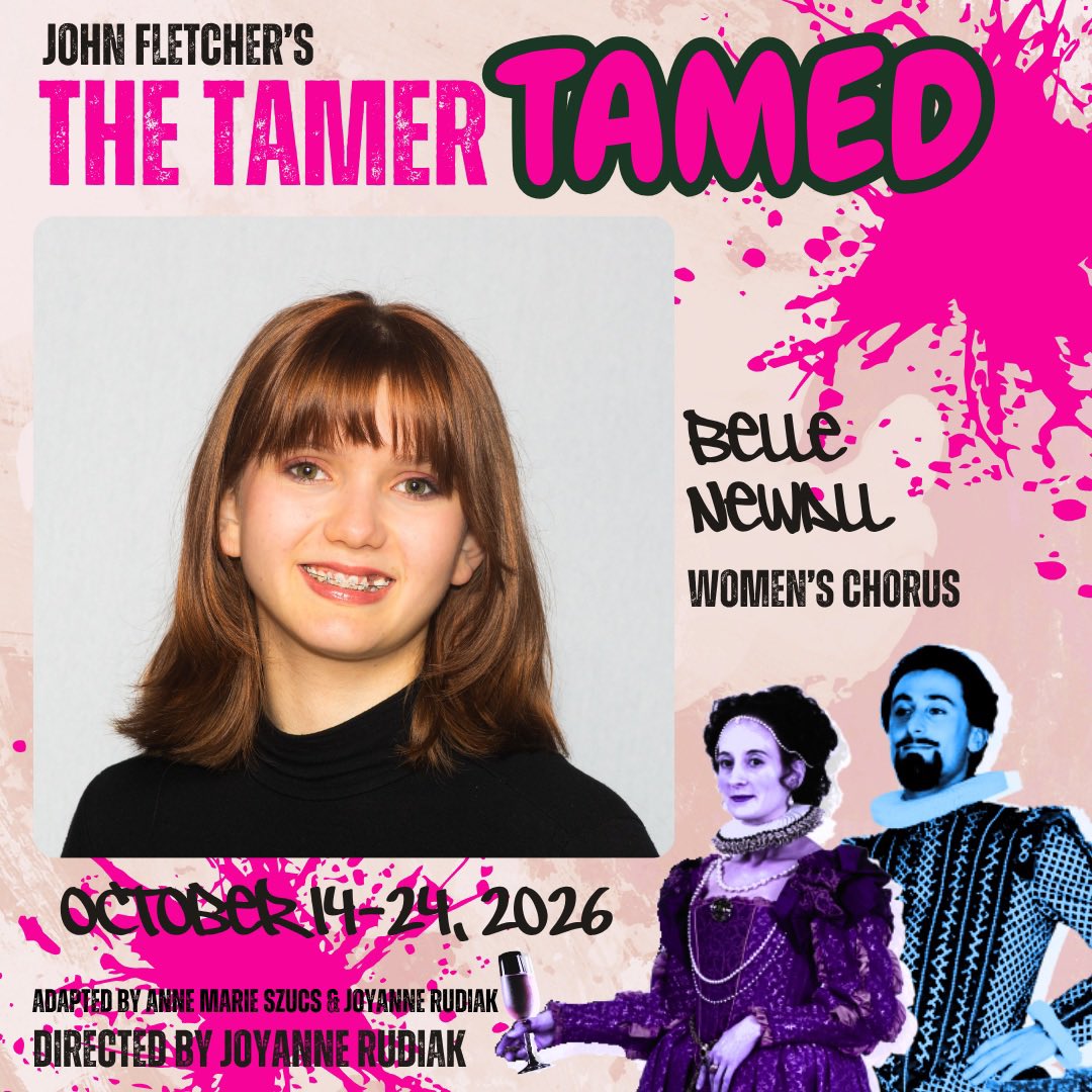 WalterdalePlays's tweet photo. Meet the Cast of THE TAMER TAMED our first show in Season 68!
.
The Tamer Tamed
by John Fletcher
Adapted by Anne Marie Szucs and Joyanne Rudiak
Directed by Joyanne Rudiak
Onstage October 14-24, 2026
.
Tickets: https://t.co/SbbpgI2CIF
,
#yegtheatre #tamertamed #walterdaletheatre https://t.co/iO7drUDSBF