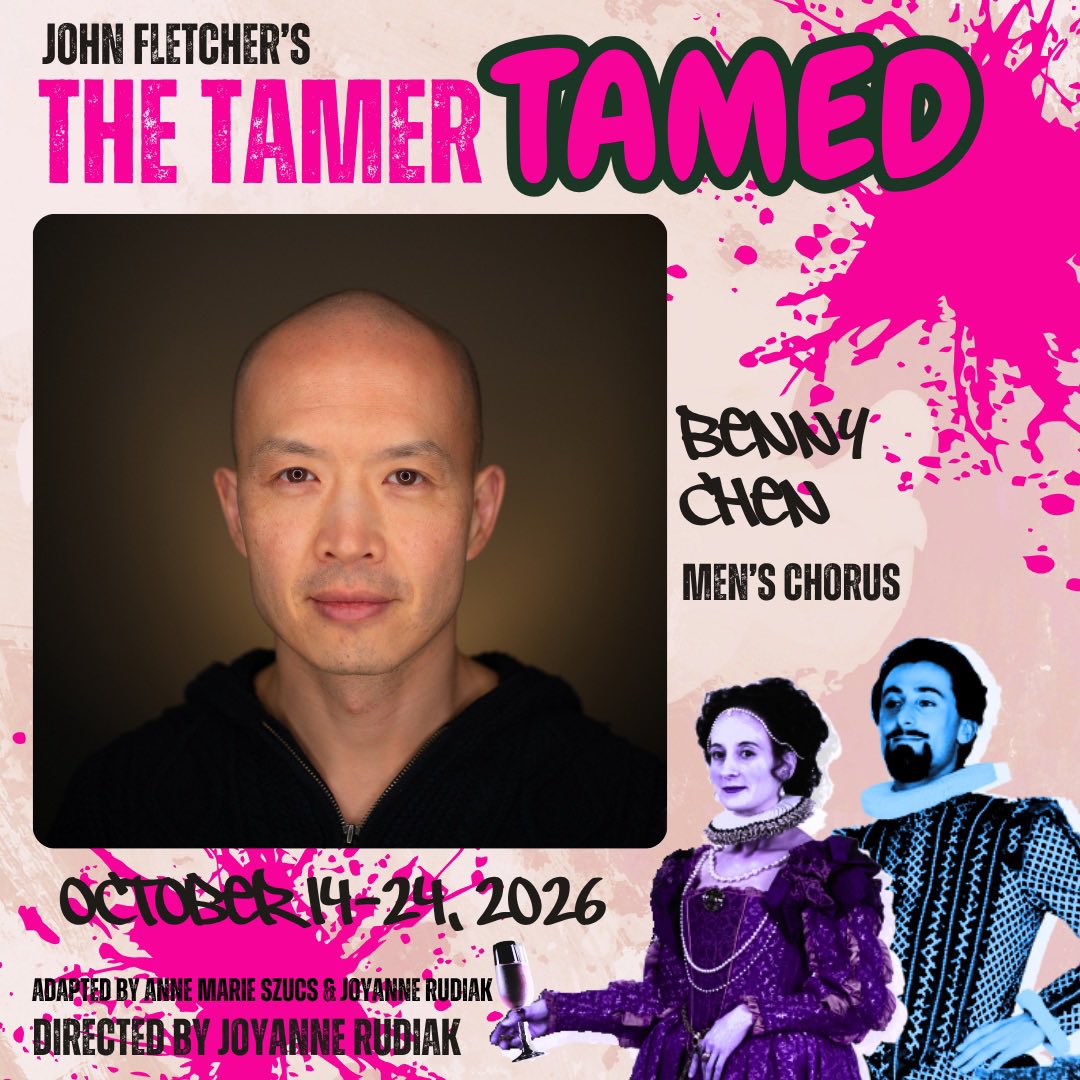 WalterdalePlays's tweet photo. Meet the Cast of THE TAMER TAMED our first show in Season 68!
.
The Tamer Tamed
by John Fletcher
Adapted by Anne Marie Szucs and Joyanne Rudiak
Directed by Joyanne Rudiak
Onstage October 14-24, 2026
.
Tickets: https://t.co/SbbpgI2CIF
,
#yegtheatre #tamertamed #walterdaletheatre https://t.co/iO7drUDSBF