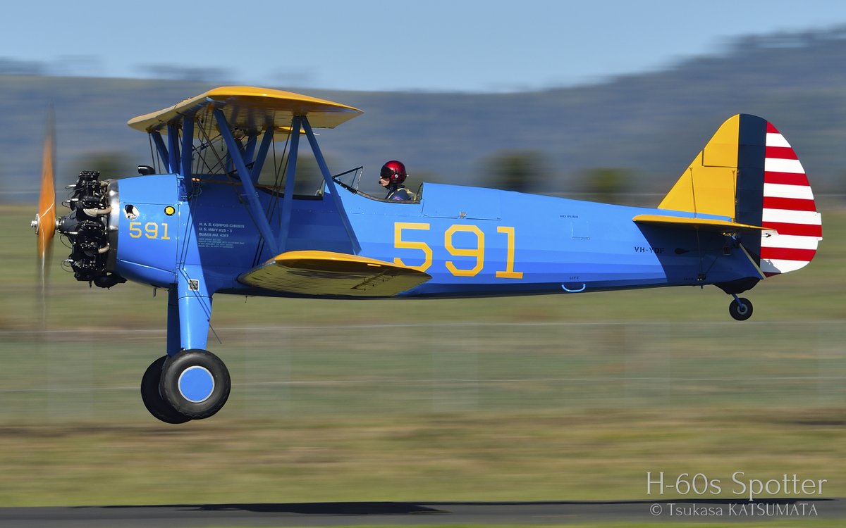 PHG_artworks's tweet photo. B75N1 as N2S-3, Pays' Warbird Collection
Warbirds Over Scone 2026. Australia, 29/Mar/2026
#stearman #b75n1 #kaydet #warbird #warbirdsoverscone #scone #avgeek #aviationphotography https://t.co/BECmFFTGr6