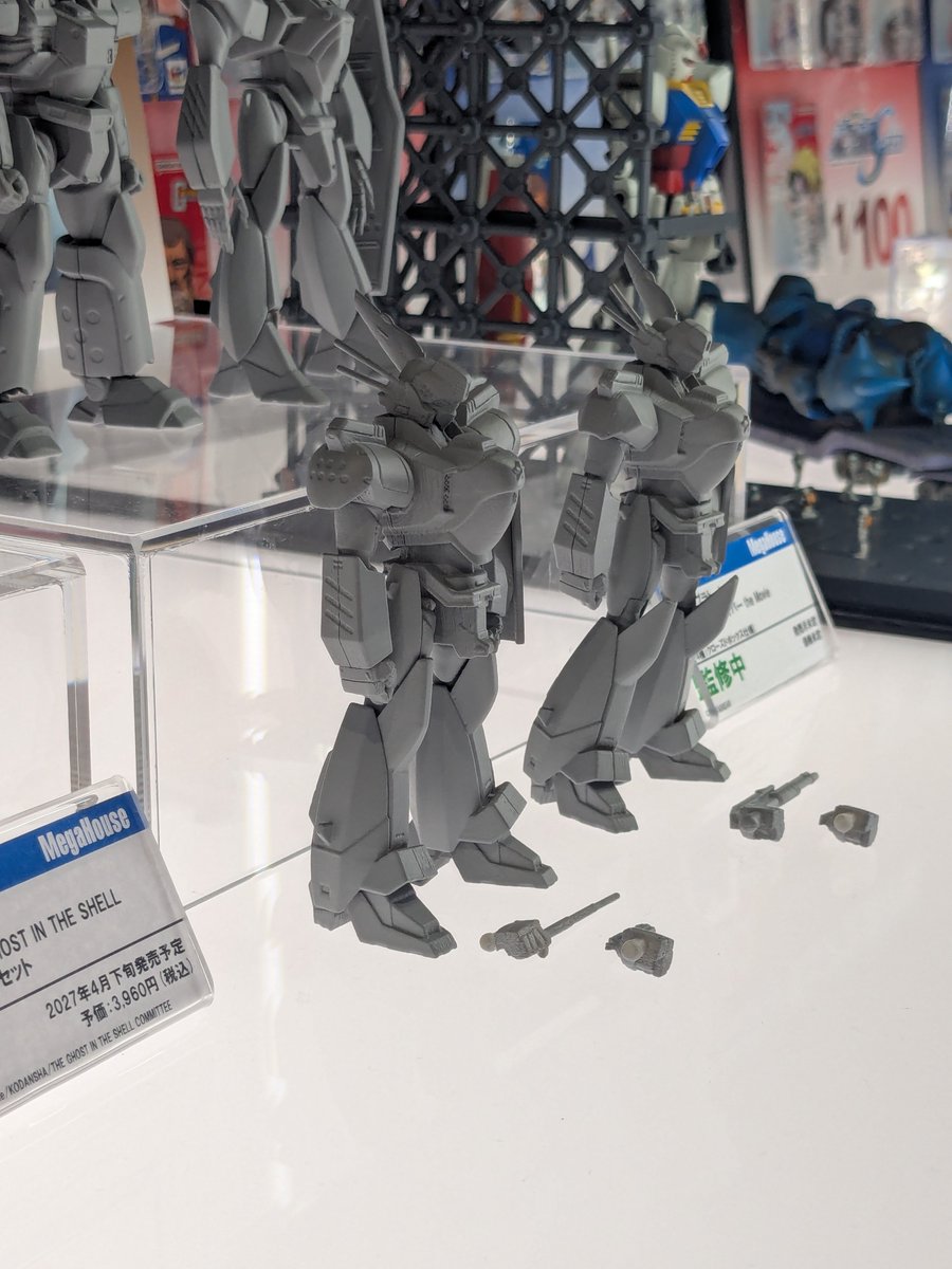 digitamin's tweet photo. #メガホビEXPO2026
会場展示

VA-KIT PLATOON
小スケールプラキットシリーズに
攻殻機動隊とパトレイバーが登場！ https://t.co/WOoHZmWVeV