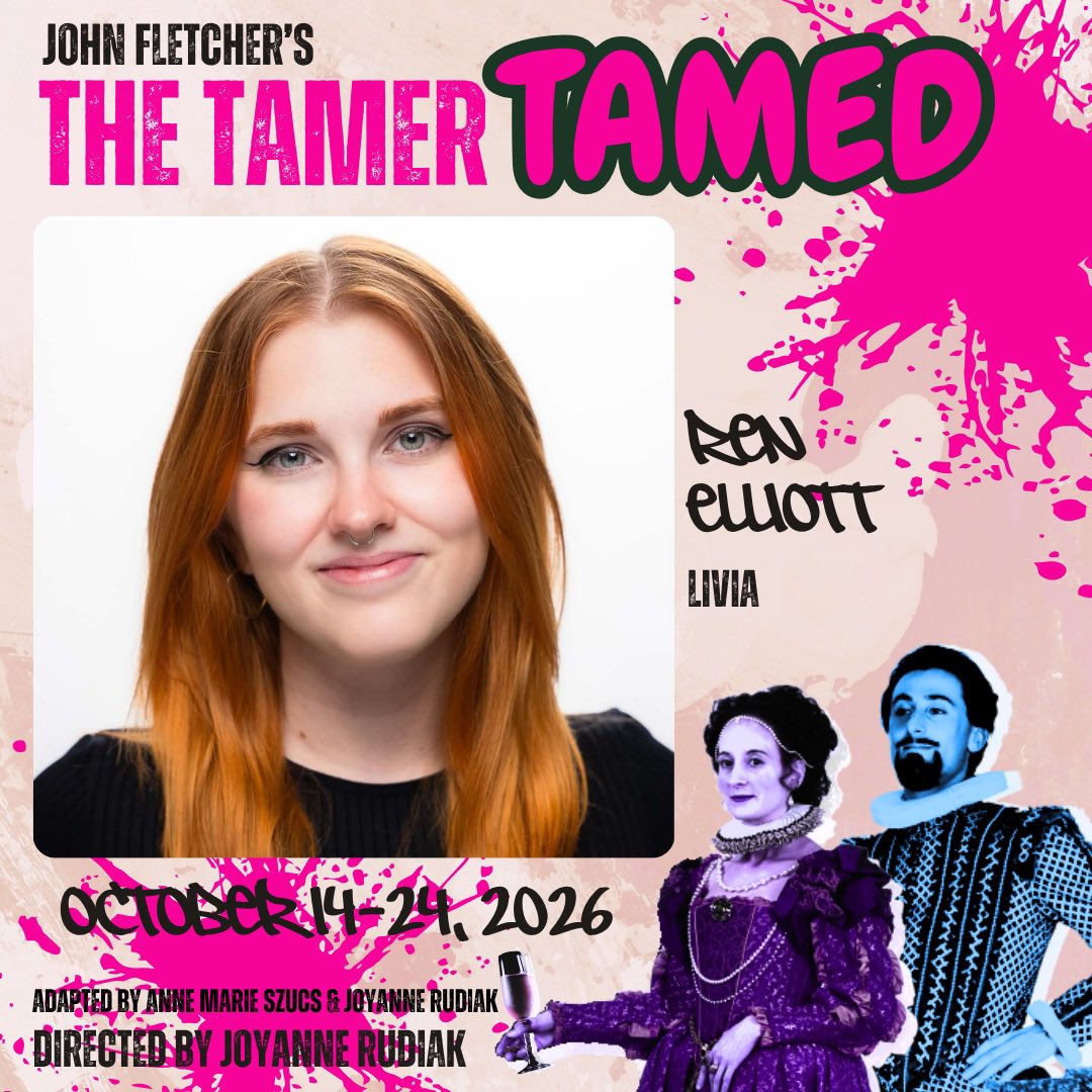 WalterdalePlays's tweet photo. Meet the Cast of THE TAMER TAMED our first show in Season 68!
.
The Tamer Tamed
by John Fletcher
Adapted by Anne Marie Szucs and Joyanne Rudiak
Directed by Joyanne Rudiak
Onstage October 14-24, 2026
.
Tickets: https://t.co/SbbpgI2CIF
,
#yegtheatre #tamertamed #walterdaletheatre https://t.co/uKdoxnnGPv