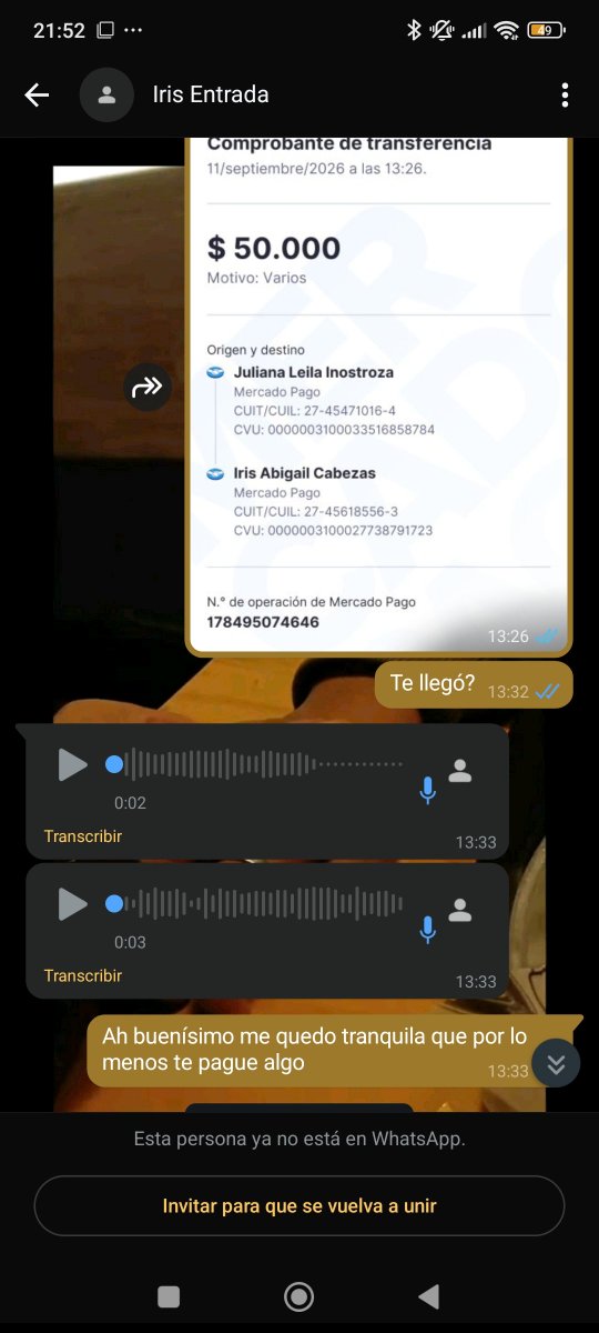 Julianera6's tweet photo. Me estafo está chica,creí que era confiable porque mostraba varias cosas y todo parecía estar en regla pero desapareció de todos lados pido porfavor si me pueden agregar al grupo que vi que están formando porque somos muchas personas estafadas https://t.co/4f1YN2AEs5