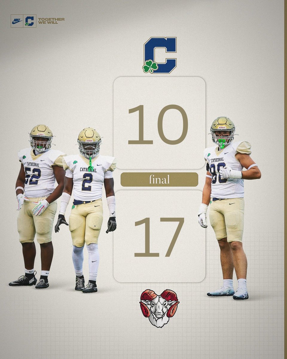 CathedralFBall's tweet photo. Final ☘️🏈 https://t.co/PfmiwPyoDX