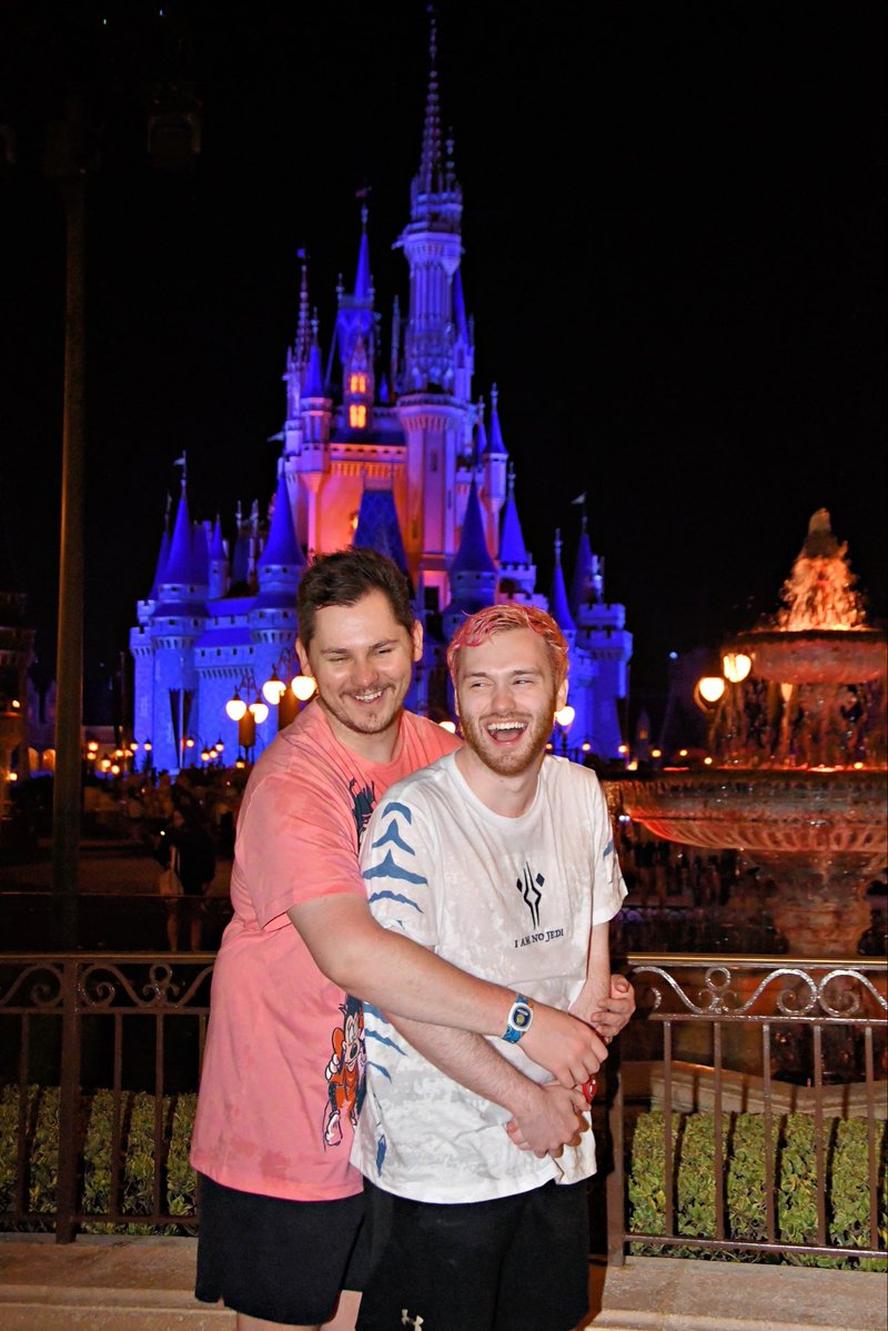 duktv_'s tweet photo. happy birthday to my best friend. 💙

here’s to many more years of impromptu theme park trips &amp; late night drunk pizza runs. https://t.co/F93bm21WJX