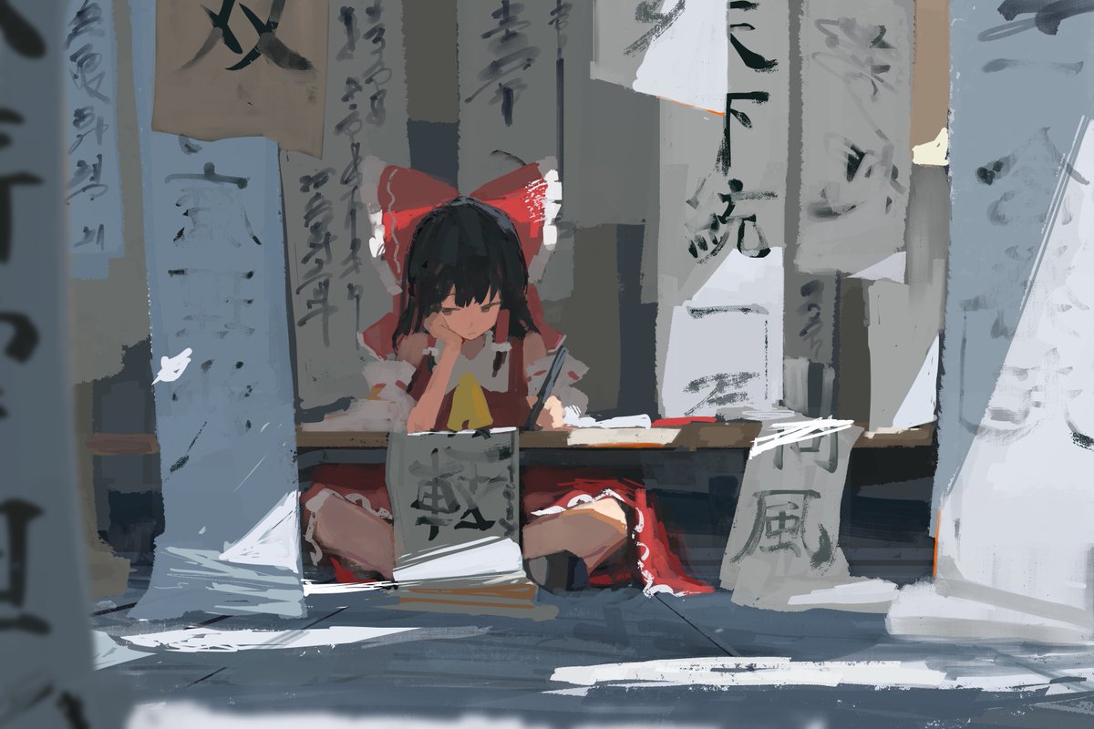 Kokoya_art's tweet photo. Reimu https://t.co/2QyPNuoi7Q