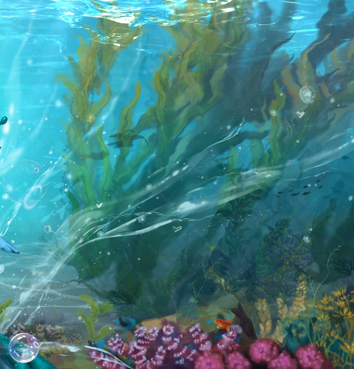 yevvievt's tweet photo. yareli piece i finished last weekend ✨🐟

this one is getting put on client's GPU backplate and i'm genuinely so proud☺️

#art #yevart #warframe #warframefanart #tennocreate https://t.co/bajzHen5KS