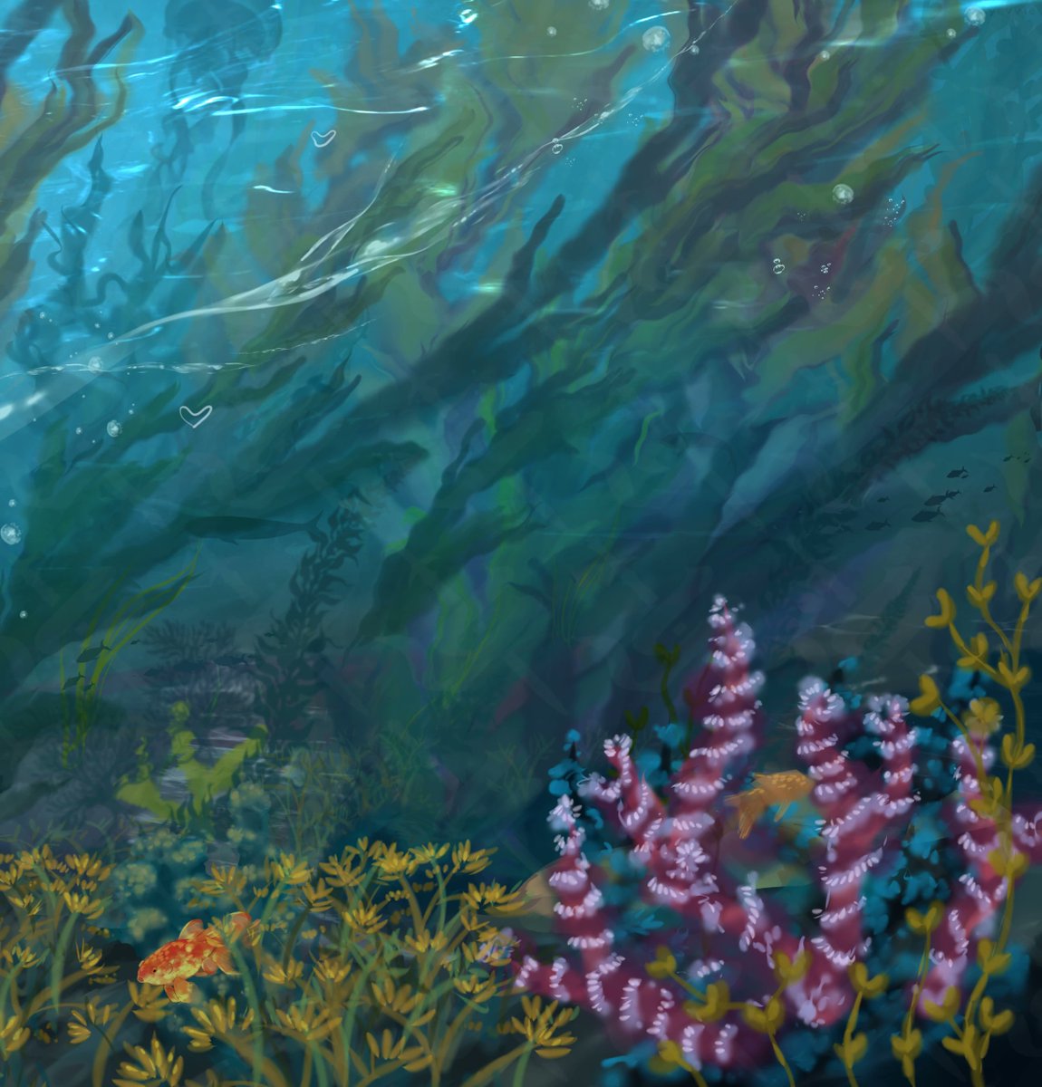 yevvievt's tweet photo. yareli piece i finished last weekend ✨🐟

this one is getting put on client's GPU backplate and i'm genuinely so proud☺️

#art #yevart #warframe #warframefanart #tennocreate https://t.co/bajzHen5KS