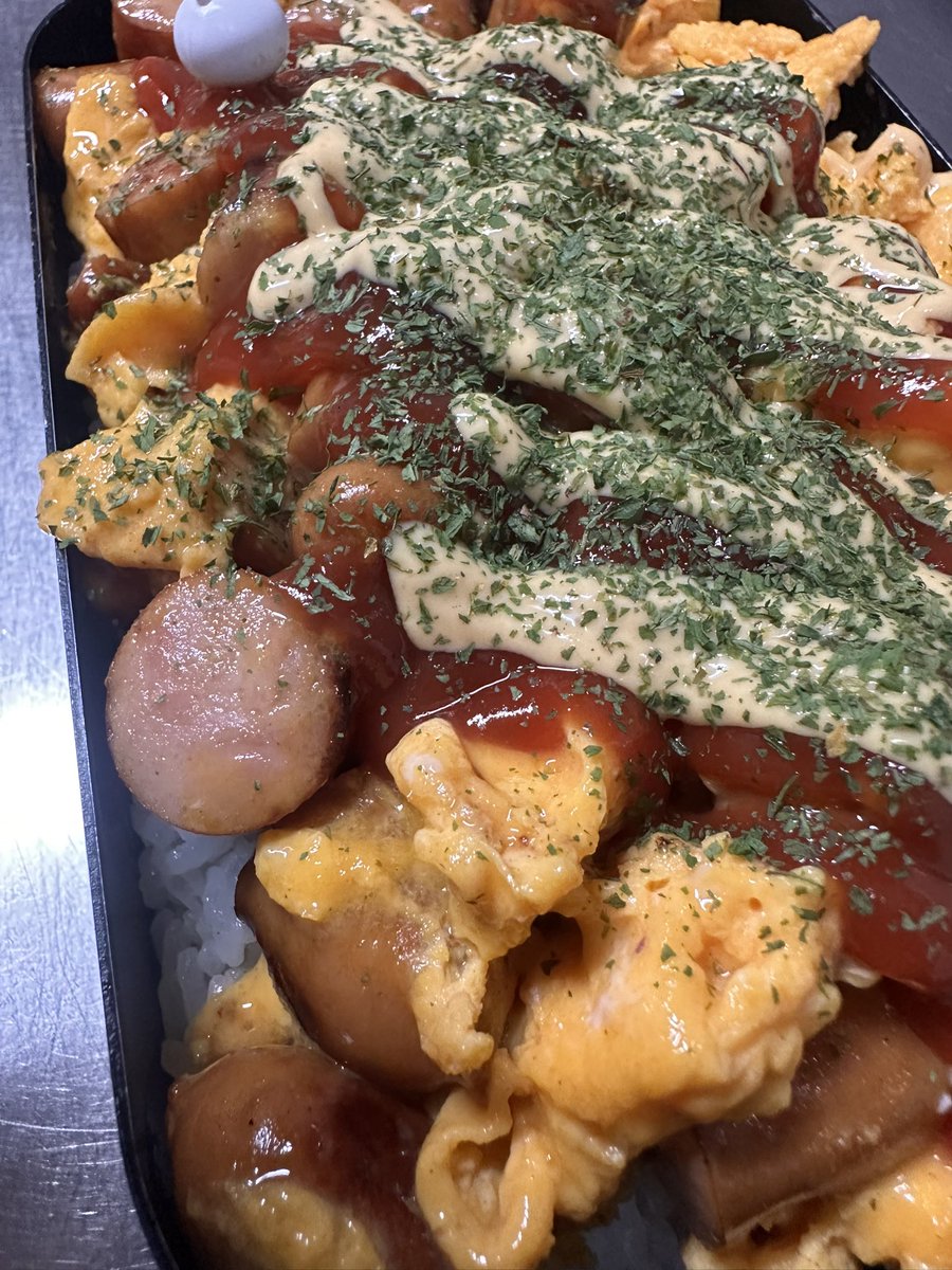 43_bentou's tweet photo. 今日のお弁当🍱

 #お弁当  #お弁当記録  #��弁当日記  #映えない弁当  #��いかわ  #お弁当界隈 https://t.co/tlxVv5bIOQ