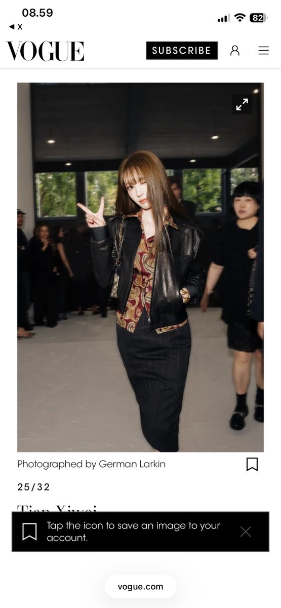 vvianxiwei's tweet photo. tian xiwei made it to vogue, and it seems like she’s the only chinese celebrity who featured in this article ✨

🖇️ https://t.co/XSu5thZa6u

#GucciSS27xTianXiwei #GucciTheStoreShow #MFW https://t.co/TgwG5iTmPD