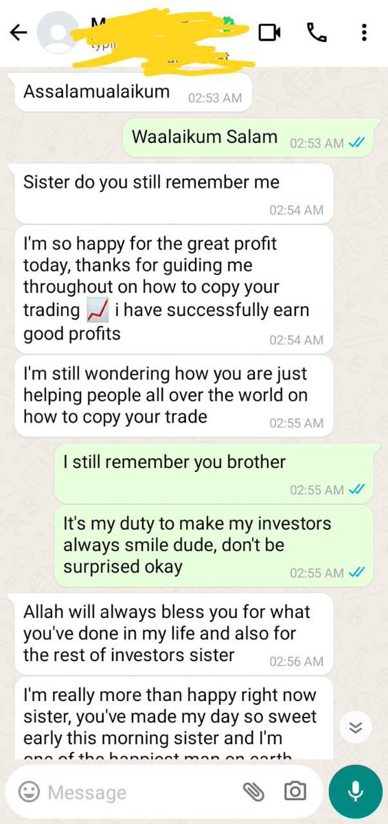 Laylasafa123's tweet photo. Another testimony, another moment to be grateful. 🙏🎉 Congratulations 🤑🤑to the investor on this achievement. Wishing you continued progress and success in your financial journey. 📈✨ https://t.co/4Dg5PRTPfg