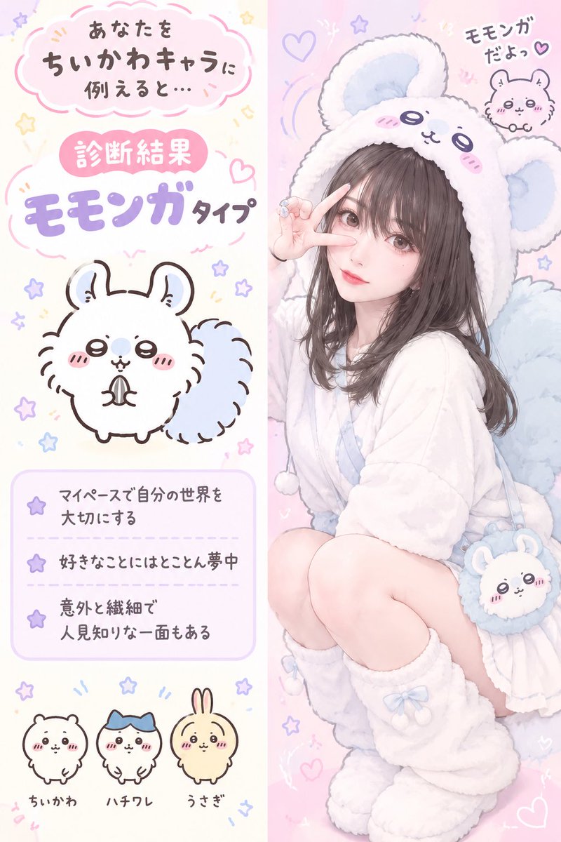 you505you's tweet photo. ꒰ ՞ᴑ̴̶̷̤́ᾥᴑ̴̶̷̤́՞ ꒱モモンガうれしい
#ちいかわ https://t.co/bYt7jBg9qK