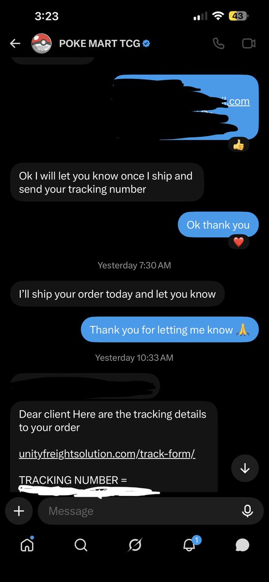 No1activeeee's tweet photo. Scammed by @pokemarttcg https://t.co/aVcvE911VJ