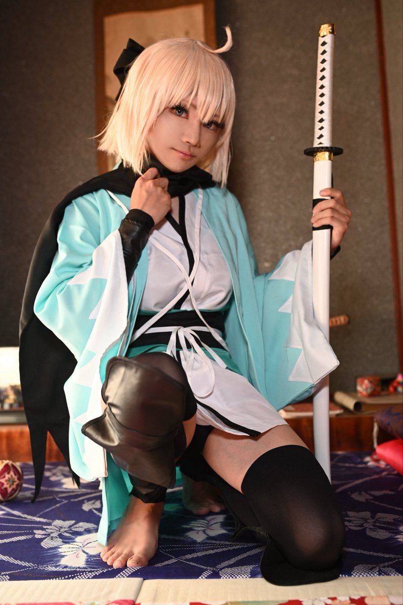 rei___3me's tweet photo. cosplay #fgo  
 沖田総司

studio.@happinyass https://t.co/Gz79hWsxcO