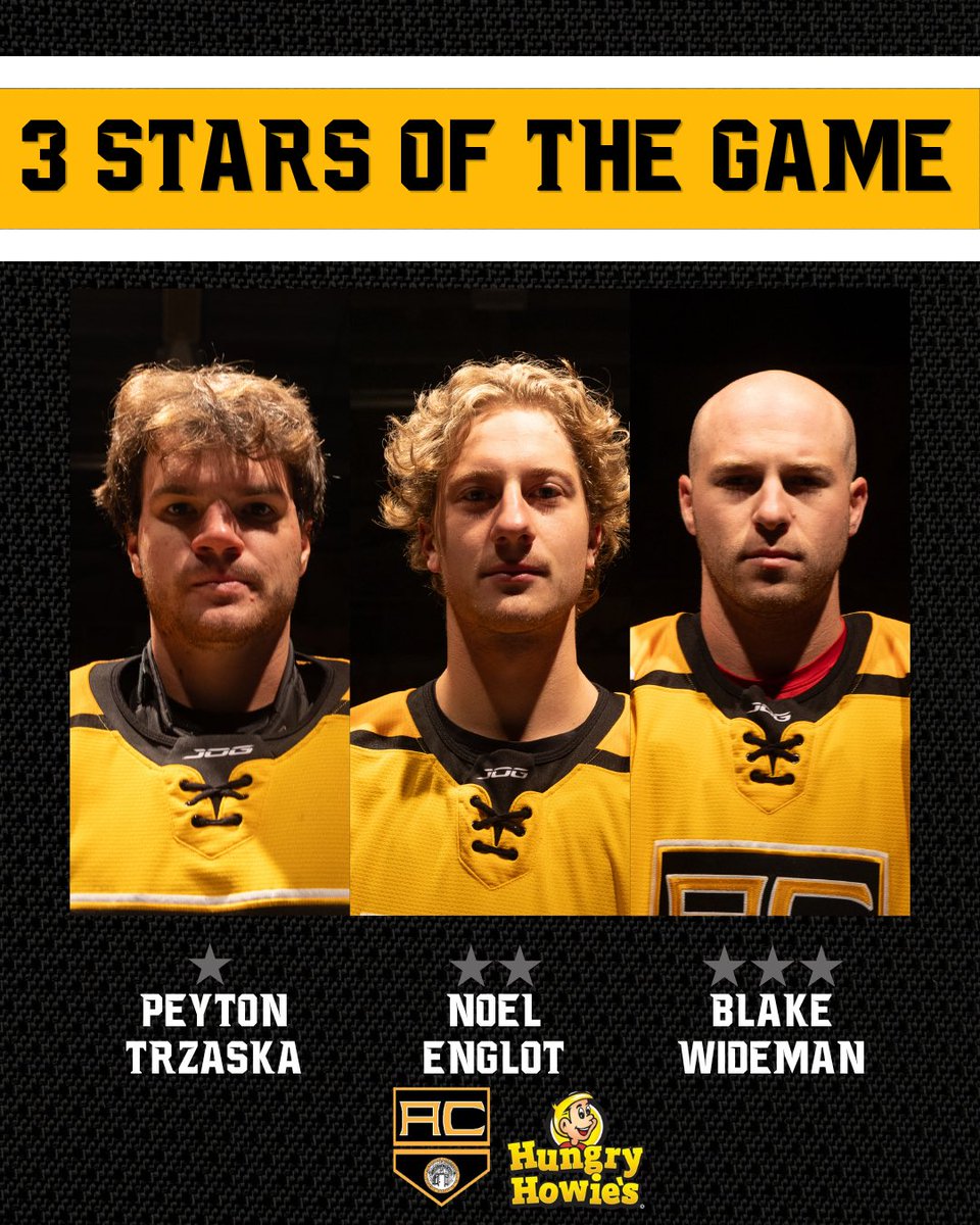 AdrianMD1Hockey's tweet photo. Your Hungry Howieβs 3 Stars of the Game!
βοΈ Peyton Trzaska
βοΈβοΈ Noel Englot
βοΈβοΈβοΈ Blake Wideman
@H2pizza
#CommittoExcellence #W2D #GoDawgs https://t.co/winHDLWUbZ