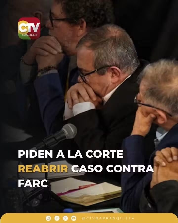Mariano_OspinaP's tweet photo. Representantes de víctimas han solicitado a la Corte Penal Internacional reabrir investigaciones contra exmiembros de las Farc debido a preocupaciones sobre la efectividad de las sanciones de la JEP y la reparación a las víctimas https://t.co/0XskSJYanx