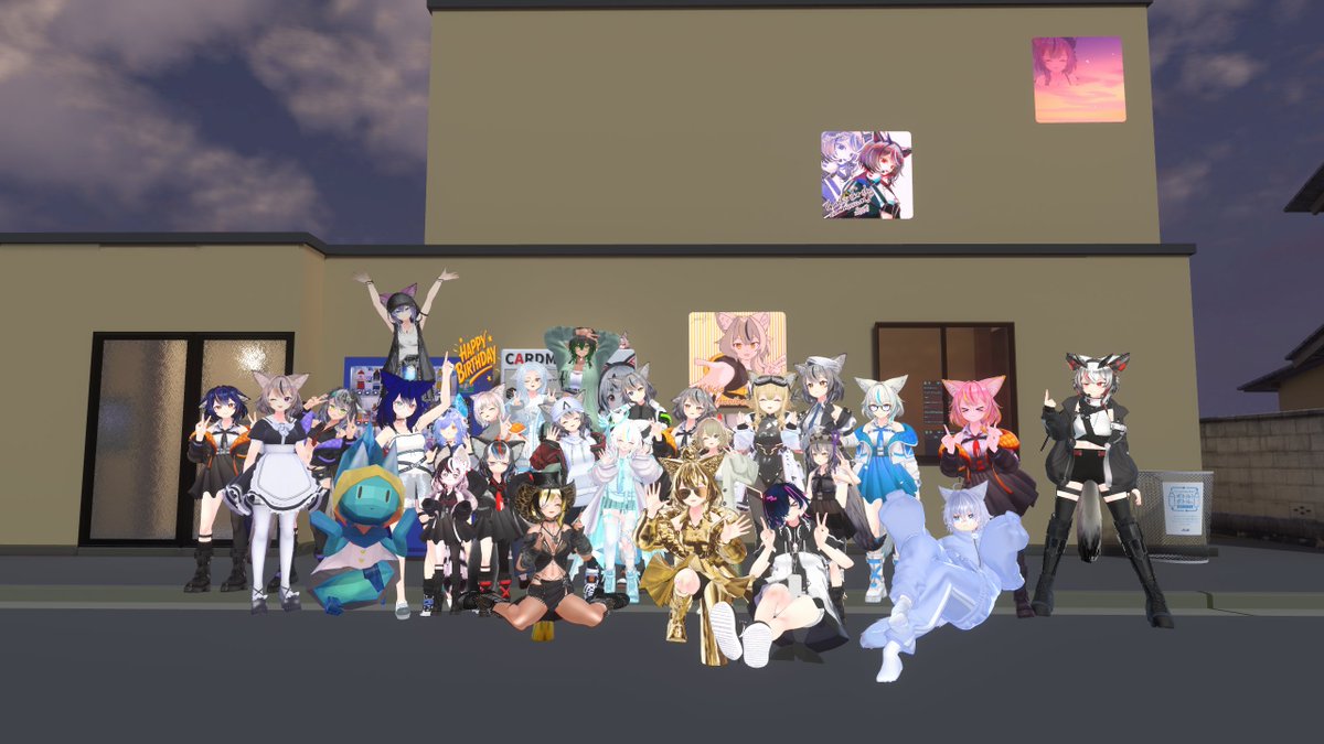 Tsunaka_Scarlet's tweet photo. 昨日は私たちの小さなミュリシアの誕生日で、終わったのはすごく遅くだったけど、新しいミュリシアたちにも出会えたよ
#Mulicia3D
#Mulicia集会 https://t.co/P8u67V7pjd