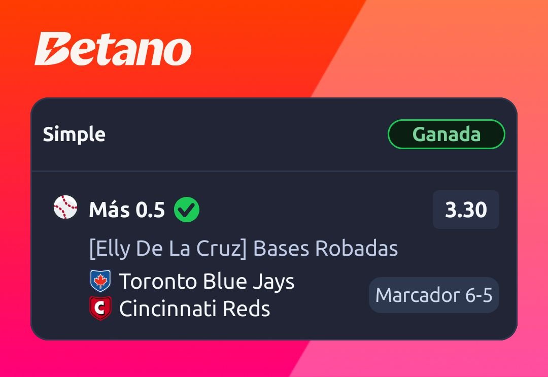 MoneyMaker1728's tweet photo. BANGGG✅️

A cobrar con la mlb, comenten esos tickets ganadores🎉

Todas las apuestas pasadas por el telegram abajo te dejo el link

https://t.co/oHTQrvfEdQ

Si no te deja mandame dm te ayudo https://t.co/30cgqVQGNm