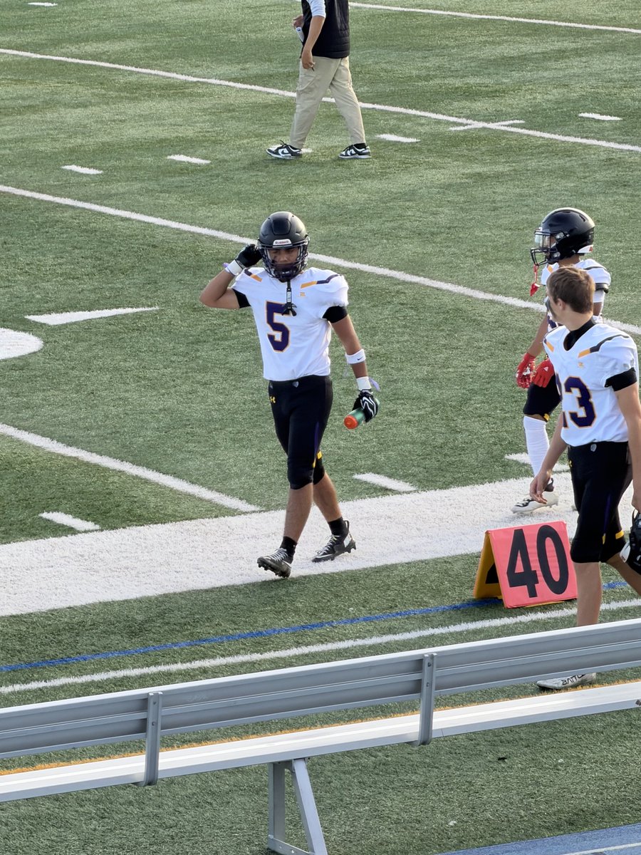 LukaKoppel's tweet photo. Suited up. No refs, no game. Doesn't change anything. Back to work. 🏈
#5 · Class of 2030 LB/RB · Amador Valley
#PoundTheRock #FreshmanFootball #Classof2030 #AmadorValley #D1Bound https://t.co/IZ1WTmyt0P