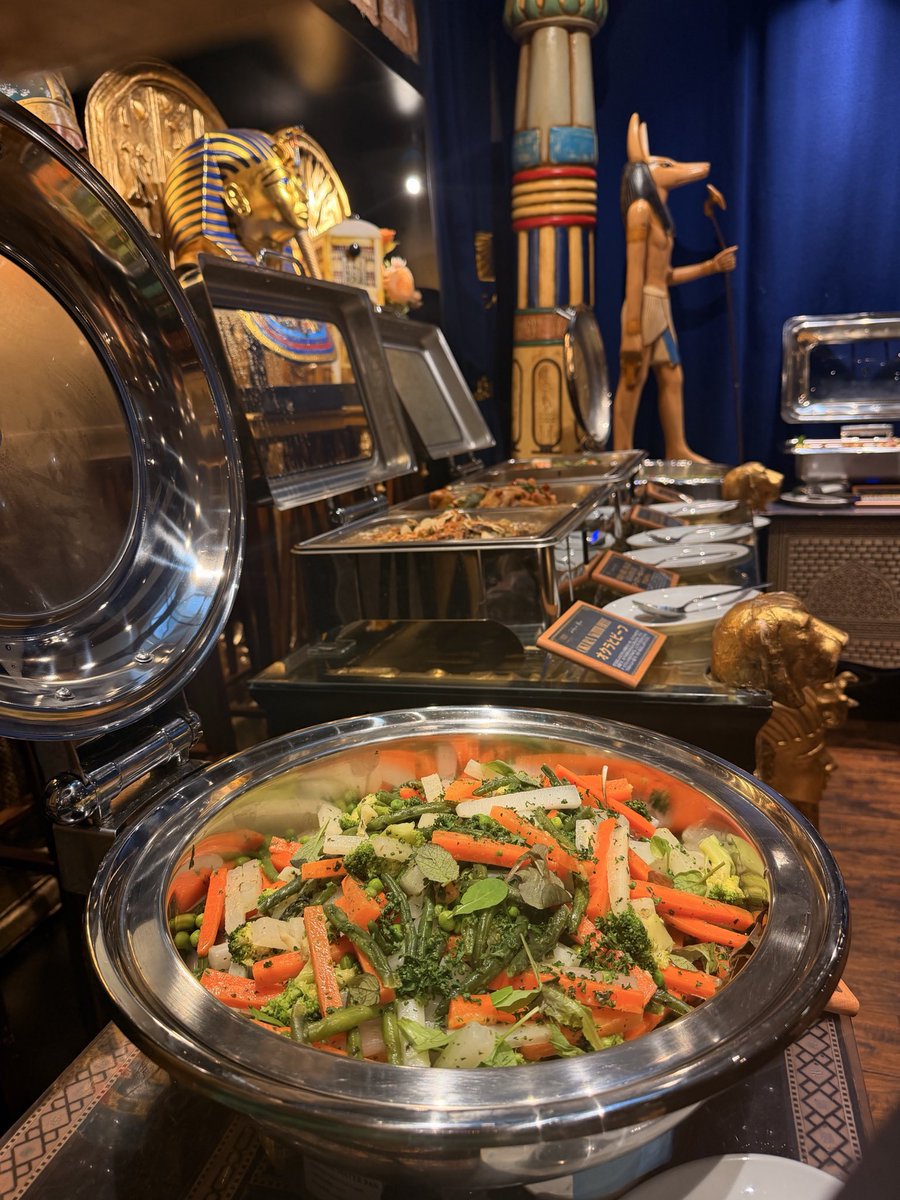 Grand_Pyramid's tweet photo. 🇪🇬 今週末、エジプト行きませんか？

90分。
¥3,000。

東京・飯田橋にあるエジプト料理店で、
エジプト人シェフが作る本格的なエジプト料理を、
好きなだけ楽しめます。

「エジプト料理ってどんな味？」
気になっていた人にも、ぜひ一度食べてほしい。

週末は、ちょっと特別に。
🇪🇬 エジプト料理、食べに行こう。

#エジプト料理 #飯田橋 #グランドピラミッド