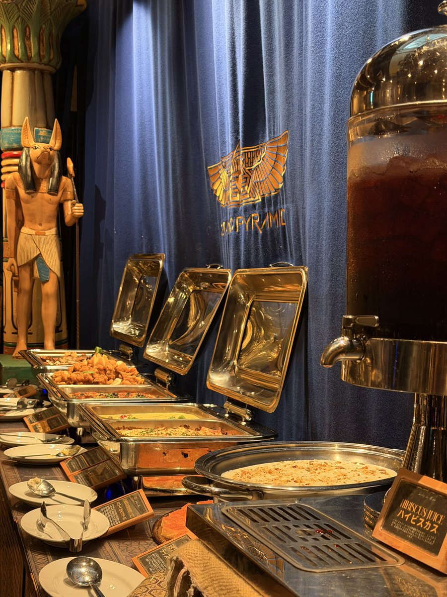 Grand_Pyramid's tweet photo. 🇪🇬 今週末、エジプト行きませんか？

90分。
¥3,000。

東京・飯田橋にあるエジプト料理店で、
エジプト人シェフが作る本格的なエジプト料理を、
好きなだけ楽しめます。

「エジプト料理ってどんな味？」
気になっていた人にも、ぜひ一度食べてほしい。

週末は、ちょっと特別に。
🇪🇬 エジプト料理、食べに行こう。

#エジプト料理 #飯田橋 #グランドピラミッド