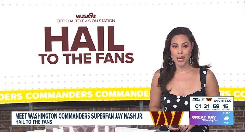 HogfarmerJay's tweet photo. Thank you Hail to the Fans!!
Elaine Espinola
WUSA 9 @wusa9
Great Day Washington 
@greatdaywash
Washington Commanders
@Commanders
Hogfarmer Charible Foundation 
@TheHogfarmers
#ub21king #commandernash
#wusa9 #greatdaywashington 
#raisehail #hogfarmerjay https://t.co/mh3b8DwZMu