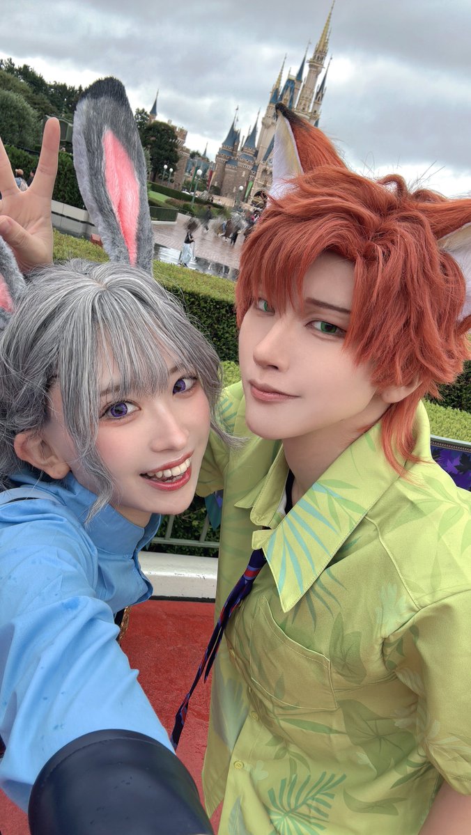 osu_osu__'s tweet photo. 今年初Dハロ〜！！
ニックとジュディでランド来た🐰✨

#Dハロ仮装2026 https://t.co/74CBZsIeLW