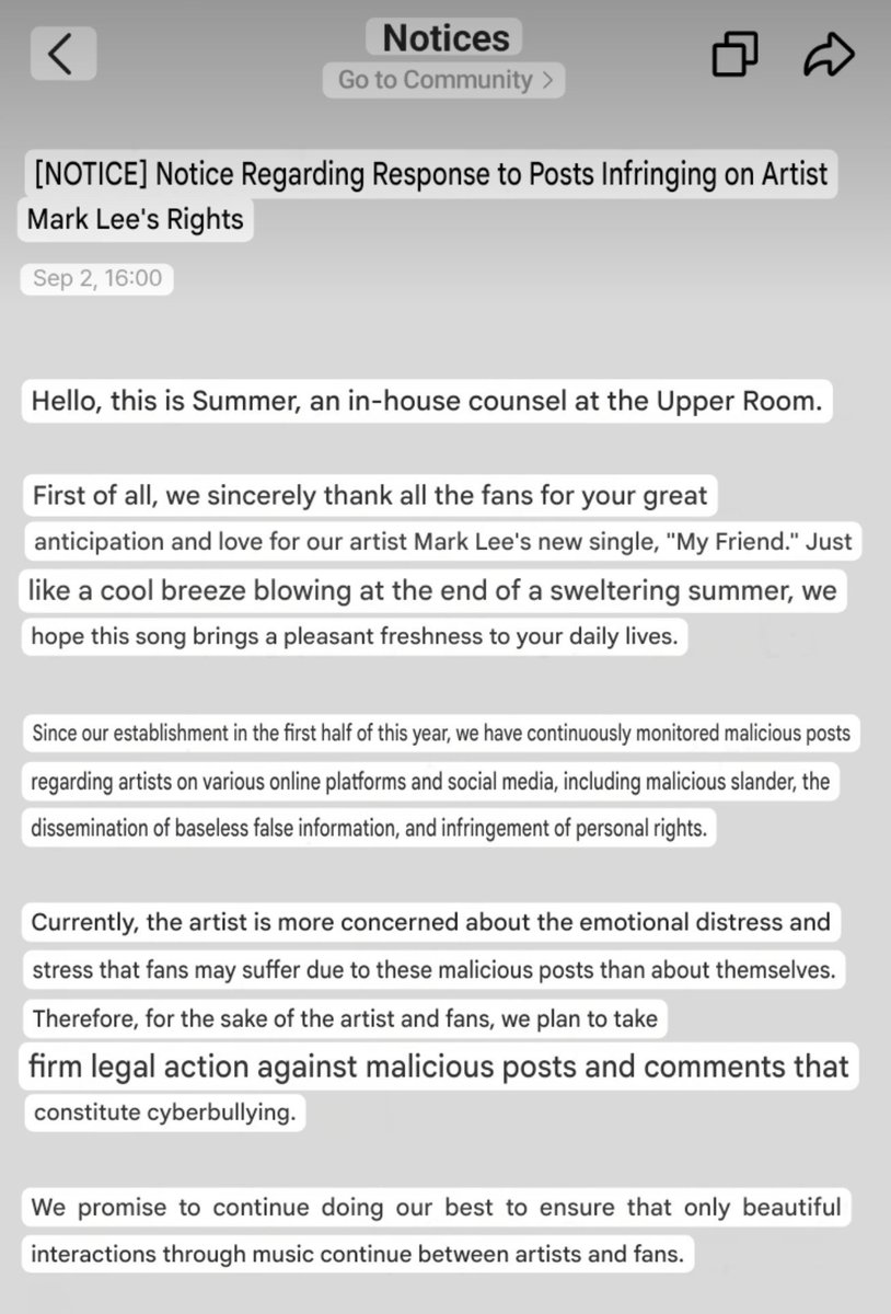 markmoIo's tweet photo. on sept 2, uprm released this statement. mark is more concerned about the emotional distress and stress that markfs may suffer due to these malicious posts than about himself. i think that's what makes mark feel grateful knowing that markfs are on his side. https://t.co/4M9T2OIf4W