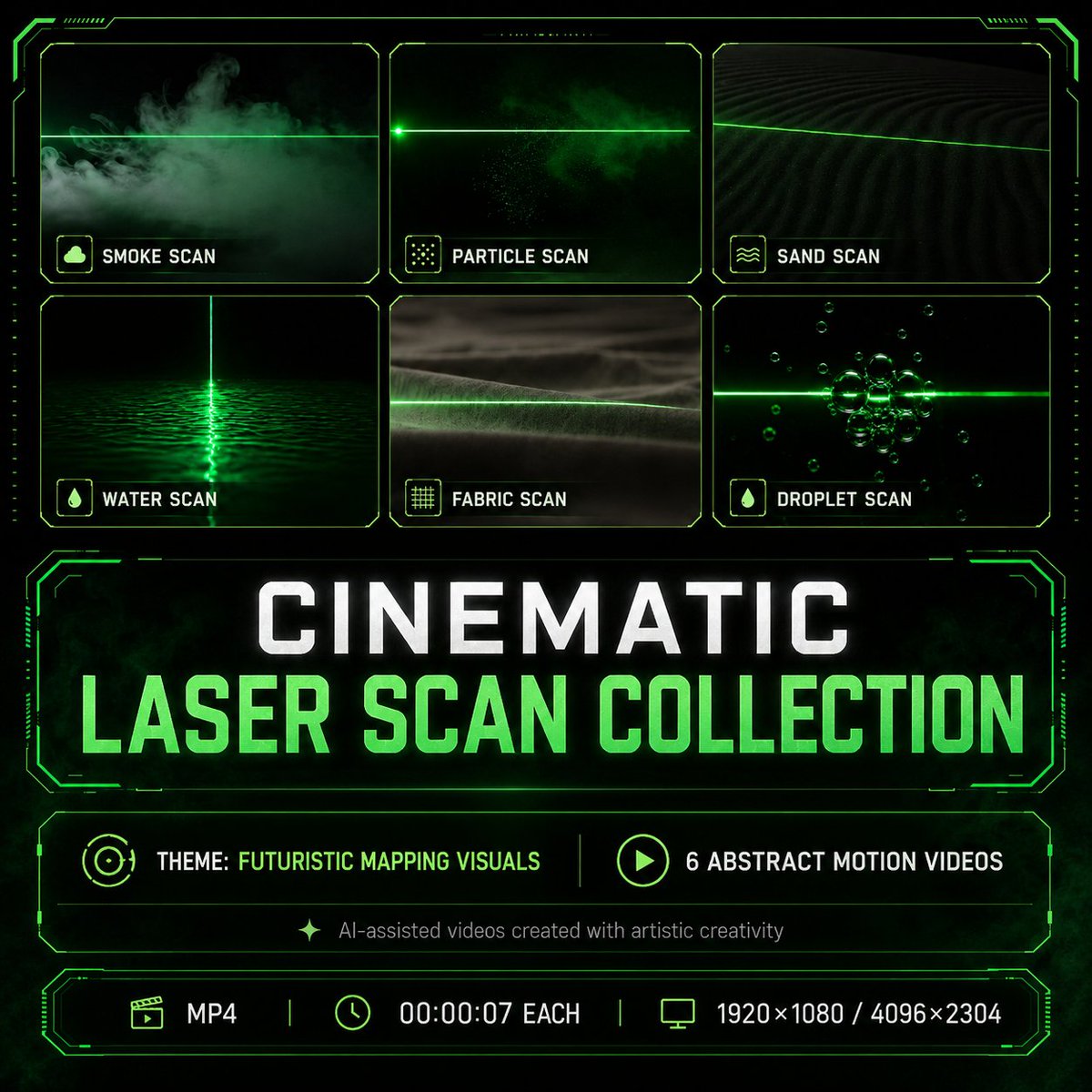 anyinfo69's tweet photo. Buy HD/4K Cinematic Laser Scan Collection on @Gumroad https://t.co/zo81O8aUgv
#LaserScanCollection #GreenLaser #LiDARVisual #FuturisticMapping #AbstractMotion #CinematicVideo #ScienceVisual #TechBackground #AIGeneratedVideo #DigitalArt #StockVideo https://t.co/2WqFTi5NLz