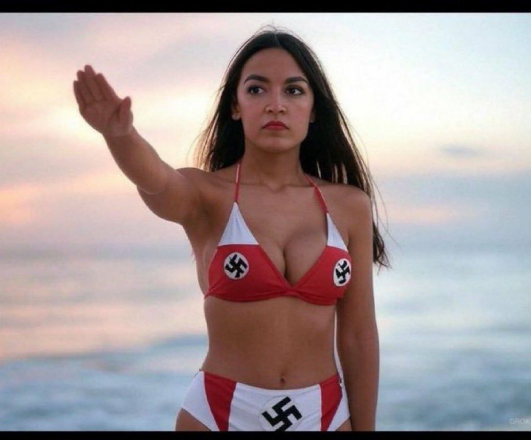 Swastikabikini's tweet photo. Her body, my choice 

@AOC https://t.co/eibbExmlw6