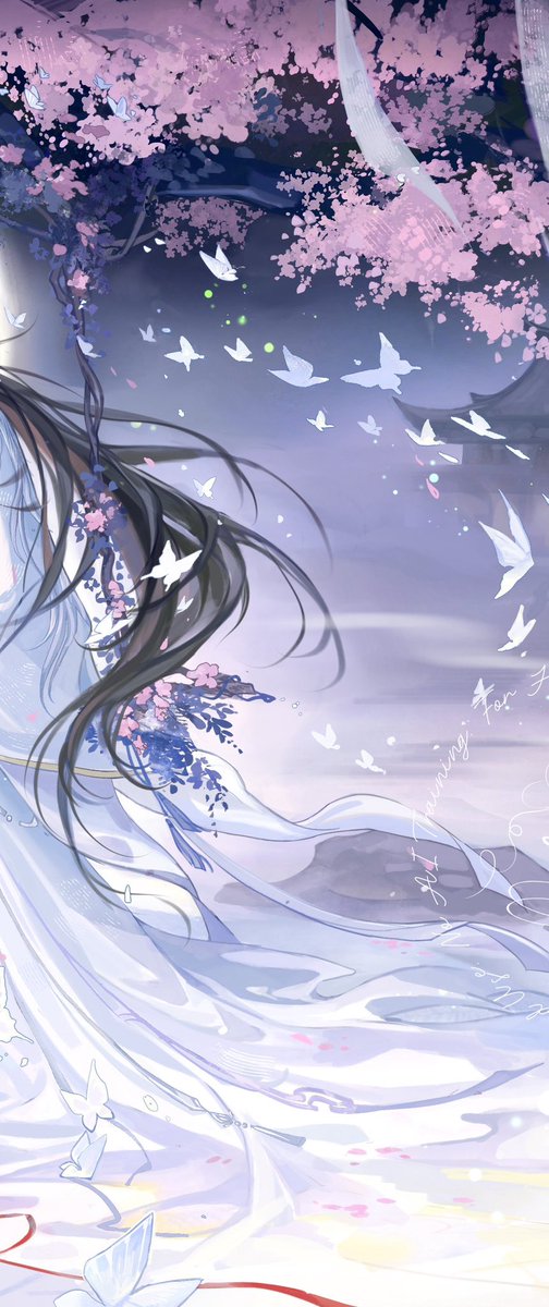ghostcitynanny's tweet photo. #TGCF #Hualian 
Happy Mid Autumn Festival🎑
Sect Leader Hua Cheng and Flower God Xie Lian’s secret late night date at the Heavens’s 🪷 Lotus Pond at XianLe Palace beside the moon 🌕 ✨

*LianLian WILL wear anklets given by FaFa in all of my cm arts 🥰 https://t.co/H0PEWj4dw0
