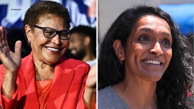 NubianThinker's tweet photo. @TMZ Poor LA, this is the only choice the one party state and city offers: The same people from the cesspool of corrupt city hall. Between a rock and a hard place. No matter the outcome the toxic hot mess will continue. https://t.co/2l3wSURelJ