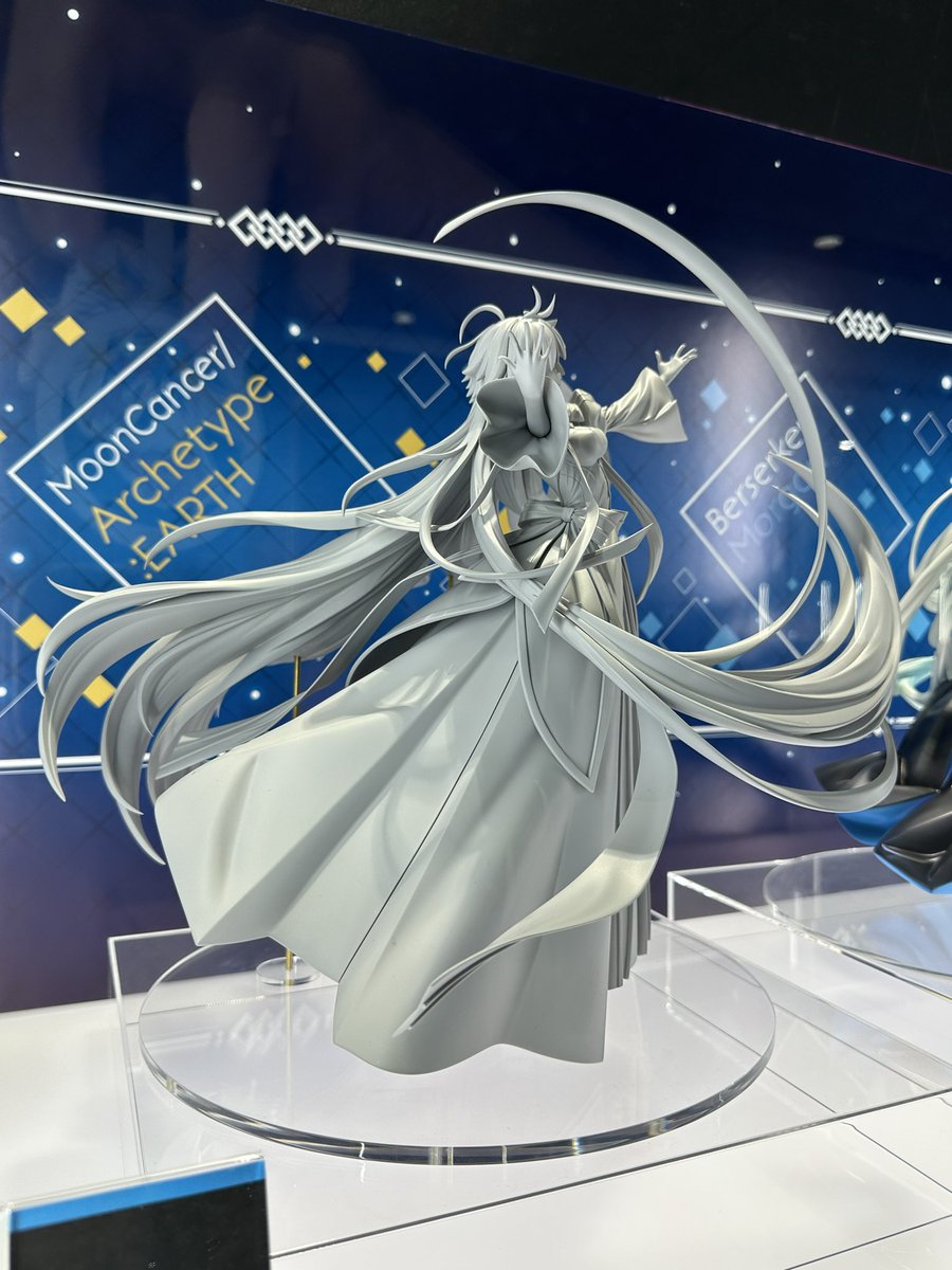highrunder's tweet photo. アルター Fate/Grand Order ムーンキャンサー/アーキタイプ:アース 最終再臨ver.
これは製作発表されてはいたけど、原型来るのは予想外。
めっちゃ綺麗だし造形は最高だし言うことないわ。アルク好きとしては買うしかないか…
#FGO #メガホビEXPO2026 #メガホビEXPO https://t.co/IA7T7H45T6