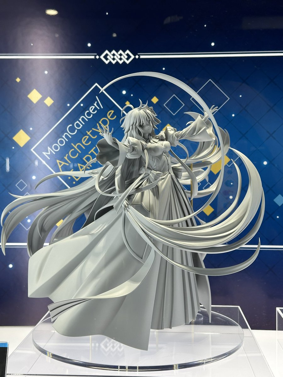 highrunder's tweet photo. アルター Fate/Grand Order ムーンキャンサー/アーキタイプ:アース 最終再臨ver.
これは製作発表されてはいたけど、原型来るのは予想外。
めっちゃ綺麗だし造形は最高だし言うことないわ。アルク好きとしては買うしかないか…
#FGO #メガホビEXPO2026 #メガホビEXPO https://t.co/IA7T7H45T6