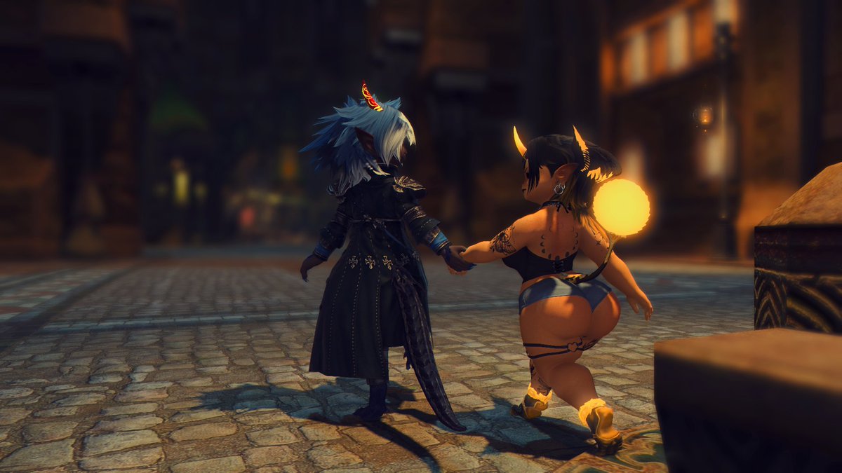 umberxiv's tweet photo. Finally got a chance to spend some one on one time with miva-taurios on BSKY (─‿‿─)~♡  
#NSFWLalafell | #Shortstack | #ffxiv | #NSFWGpose https://t.co/a99inruaMB