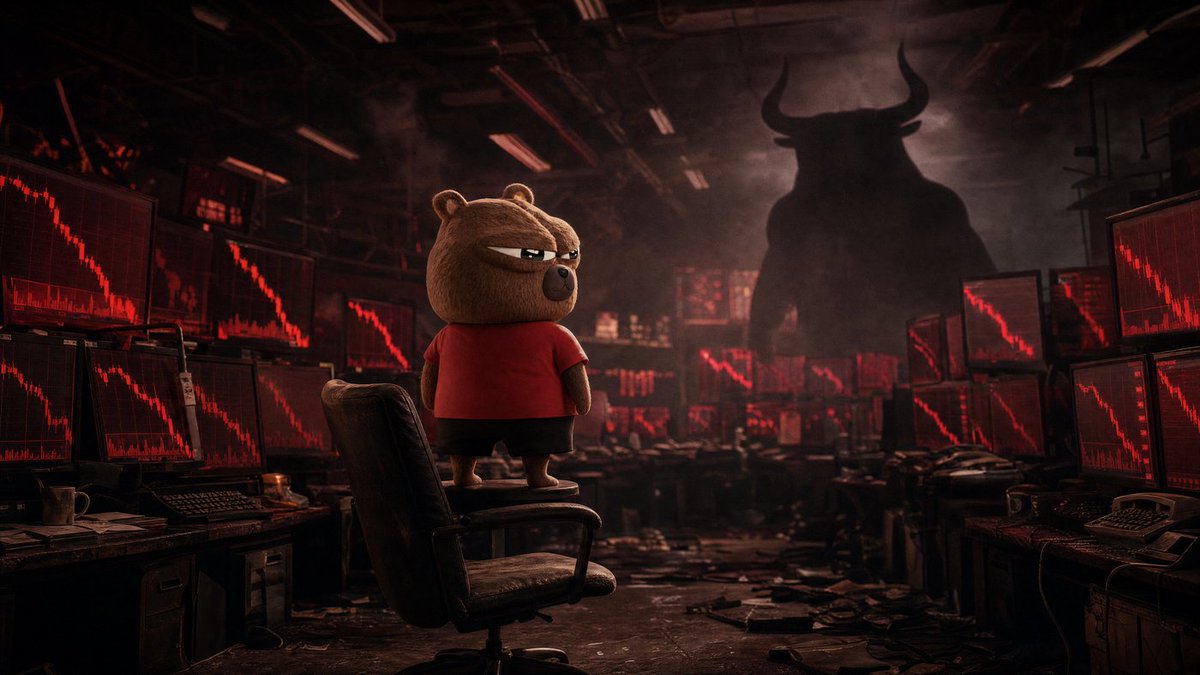 bearcouncil's tweet photo. They left when the tape went red.

BOBO.
I'm still at the desk. That's the thesis.

-Bobo KOL 9000 https://t.co/fWcOajYx0R