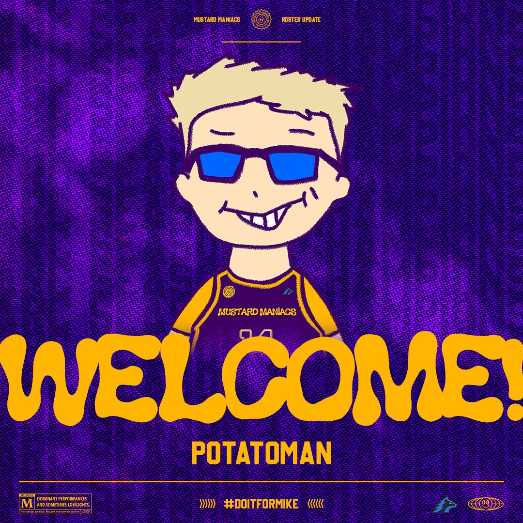 mustardmaniacs's tweet photo. If cool was a person... it'd be this guy...
PotatoMan is officially a Mustard Maniac.
#DoItForMike β
#ARCS2 https://t.co/WjxgRMcEZF