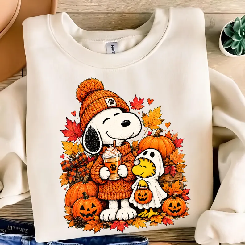 storedream59018's tweet photo. Snoopy Halloween PNG, Pumpkin Spice Snoopy Clipart, Ghost Woodstock Fall Shirt Design, Cozy Fall PNG, Halloween Digital Download Sublimation https://t.co/disN1Ejdiz via @Etsy https://t.co/h9DDqlc4Nw