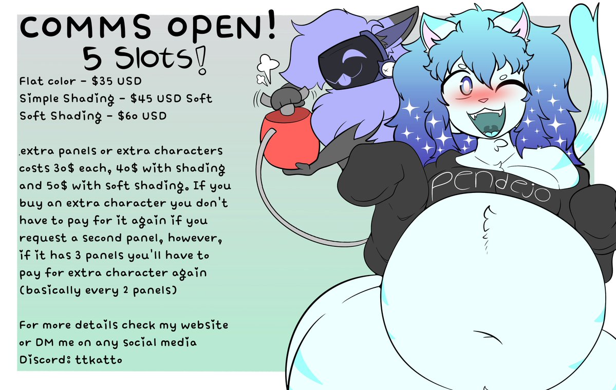 thethicckatto's tweet photo. hey guyts i'm opening comms! >:3c
now that i have more free time i will focus on drawings x3c
I wanna see bloons!! https://t.co/TK1cWE7Zty
