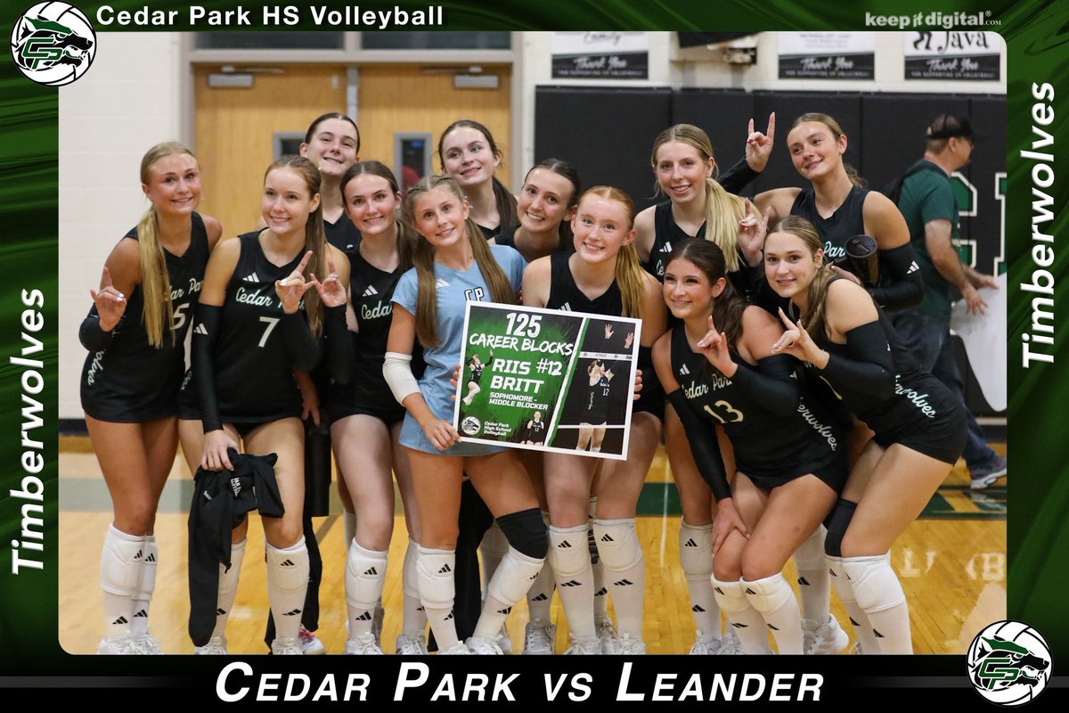 cphsvb2018's tweet photo. Congratulations to Sophomore Middle Blocker Riis Britt on achieving 125 blocks! So proud of you!
Let’s GO 💚🐺 #CPProud #SameStandardDifferentLevel #ForthepackWiththepack #EarnedNotGiven2026 https://t.co/IjkU8PdTQp