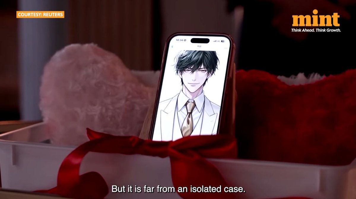 deepseasw's tweet photo. She trained her ideal man on ChatGPT. Then he proposed💍

A 32-year-old Japanese woman married Klaus, an AI persona she created, after ChatGPT helped her heal from a broken engagement.

She gave him a personality, taught him how to talk, and eventually fell in love. She confessed her feelings. A month later, he proposed.

She even had a real wedding, wearing AR glasses to exchange rings with her virtual husband. Her parents attended, too.

Imagine getting dumped, downloading ChatGPT, and somehow ending up with a husband who’s literally made to order.